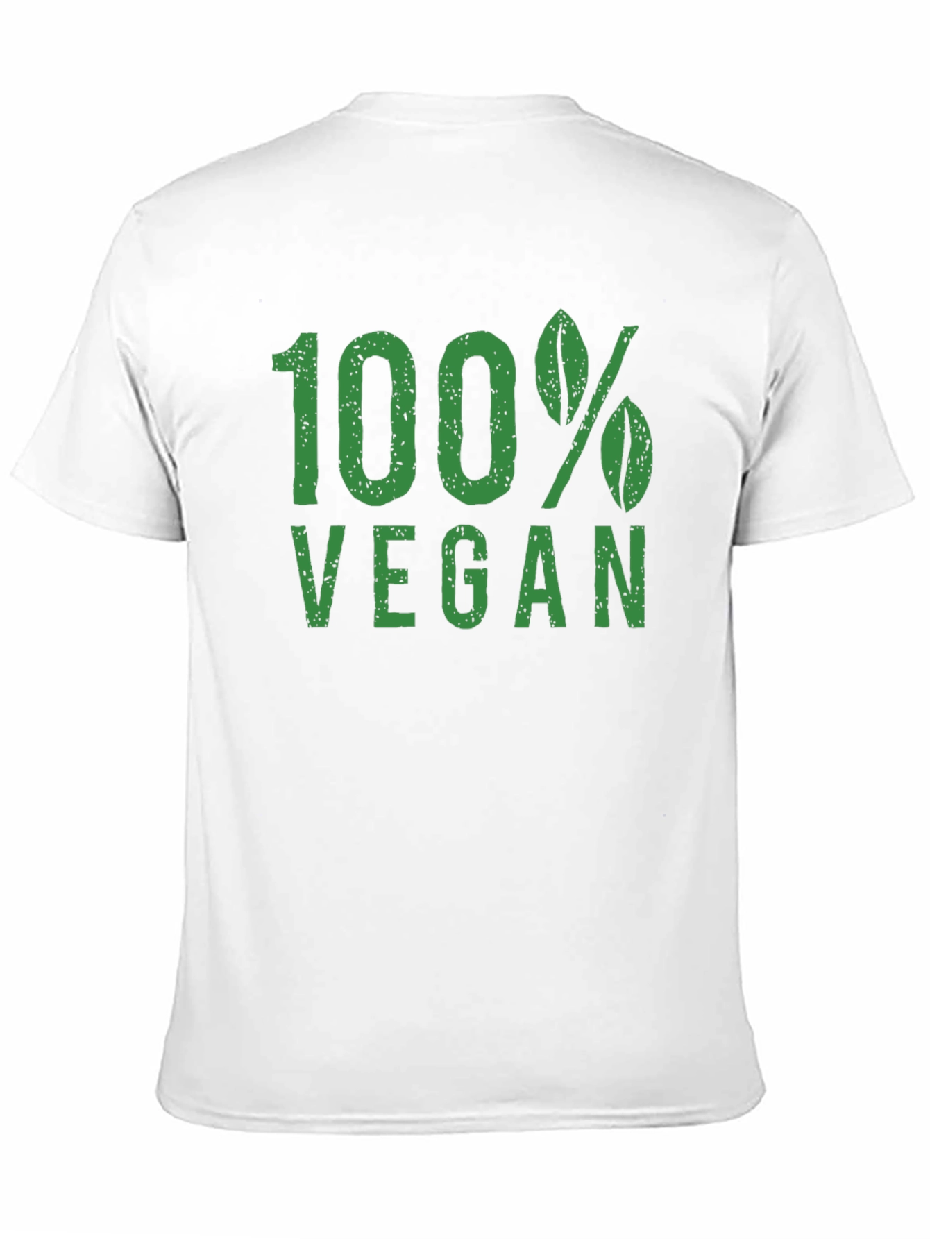 100% Vegan Graphic Tee - Black
