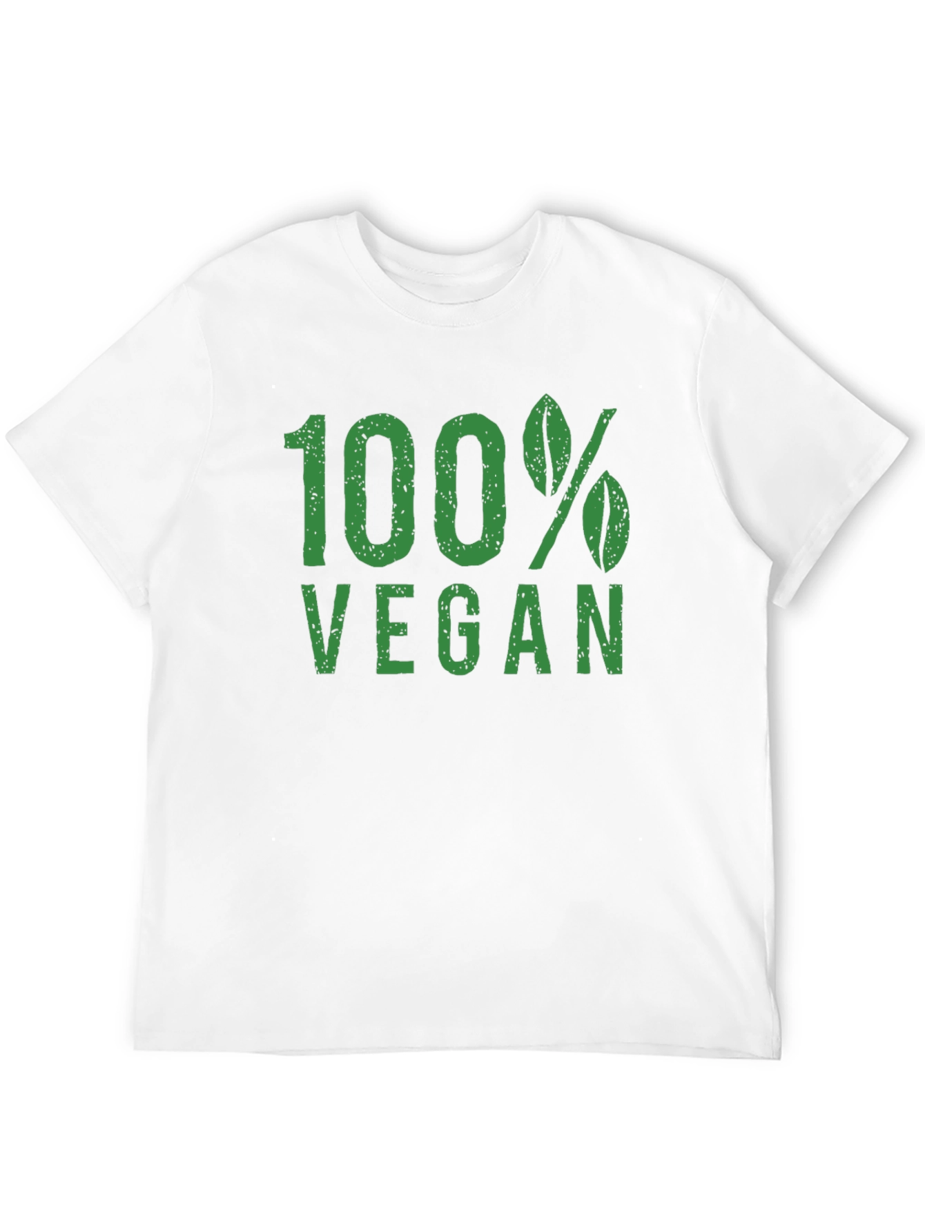 100% Vegan Graphic Tee - Black