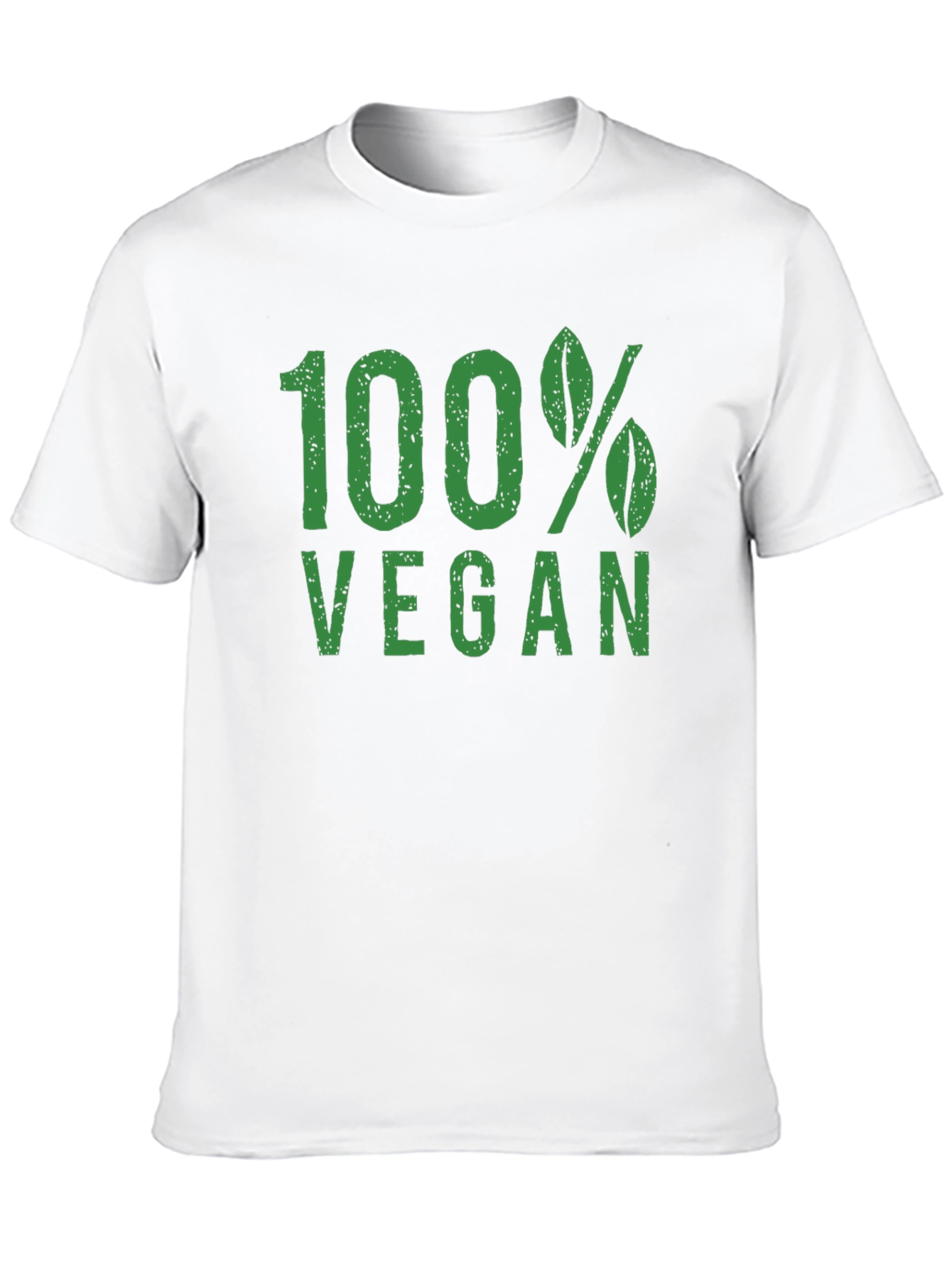 100% Vegan Graphic Tee - Black