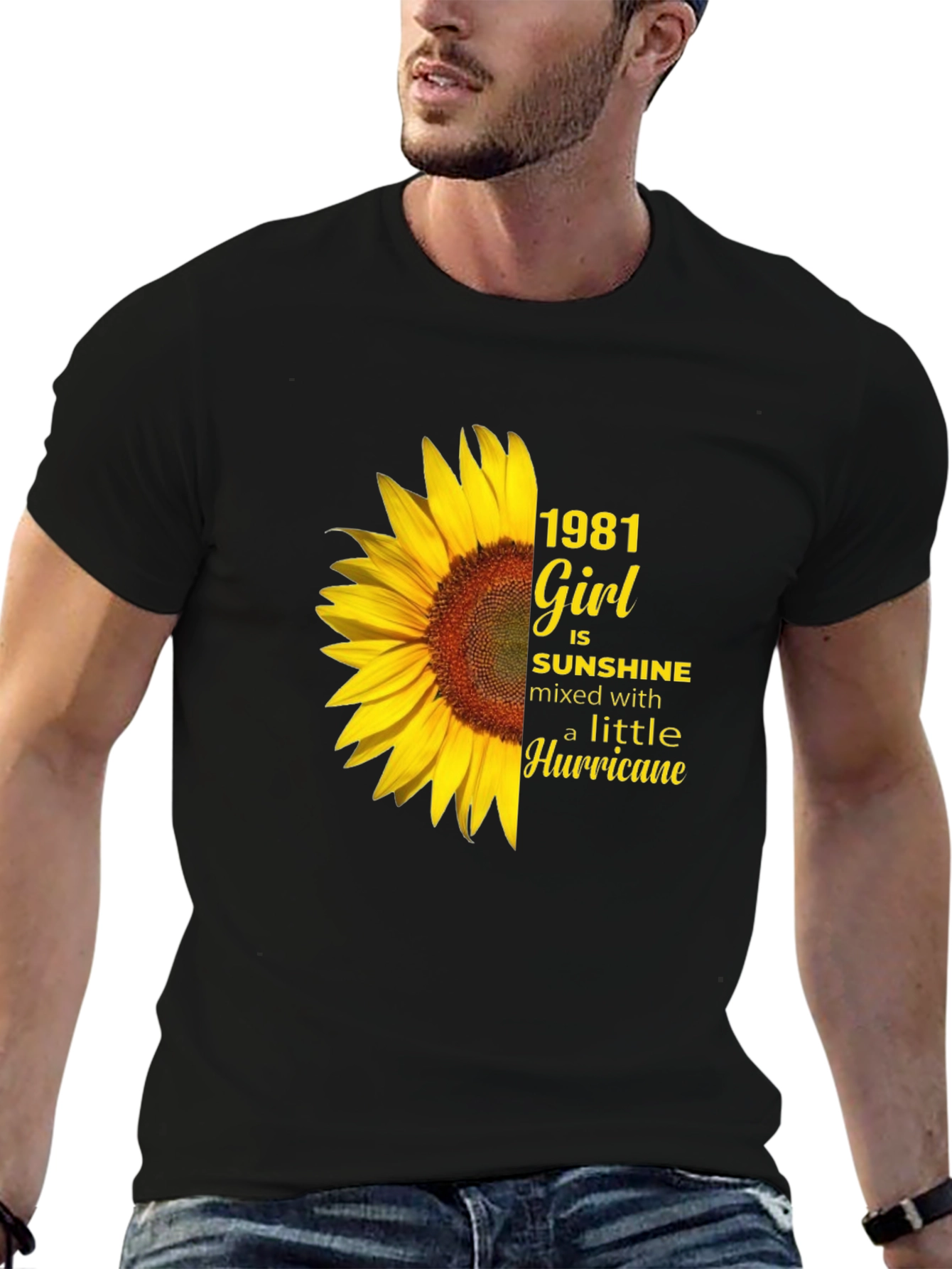 1981 Girl Sunflower Graphic Tee