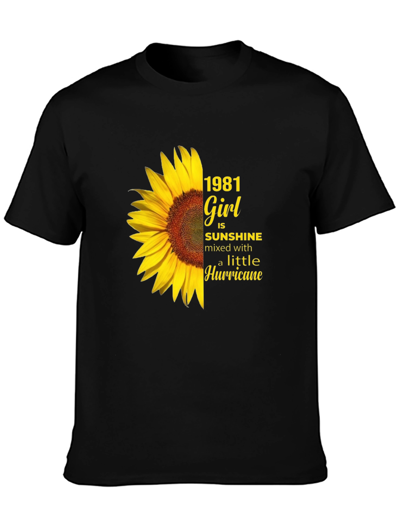 1981 Girl Sunflower Graphic Tee