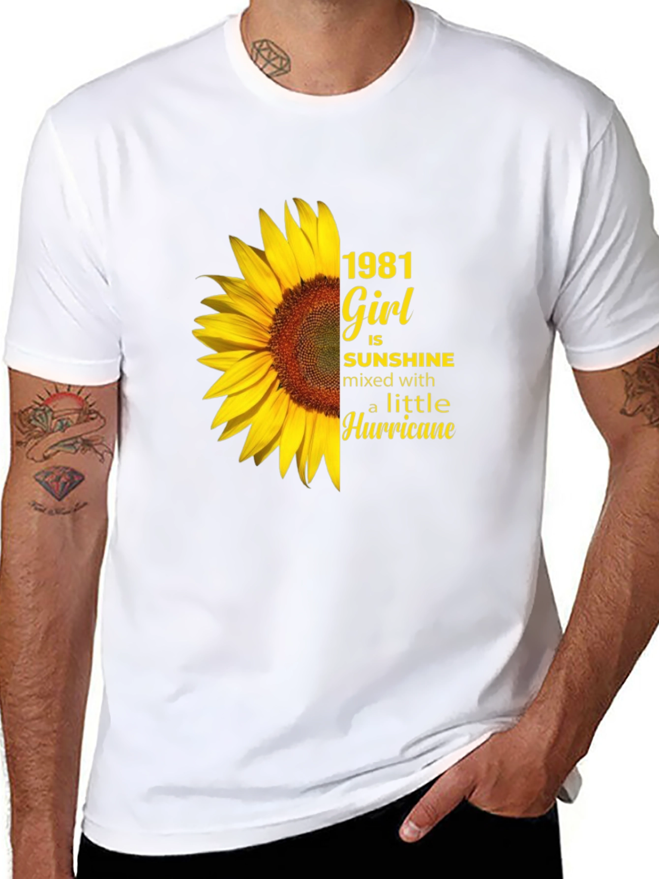1981 Girl Sunflower Graphic Tee