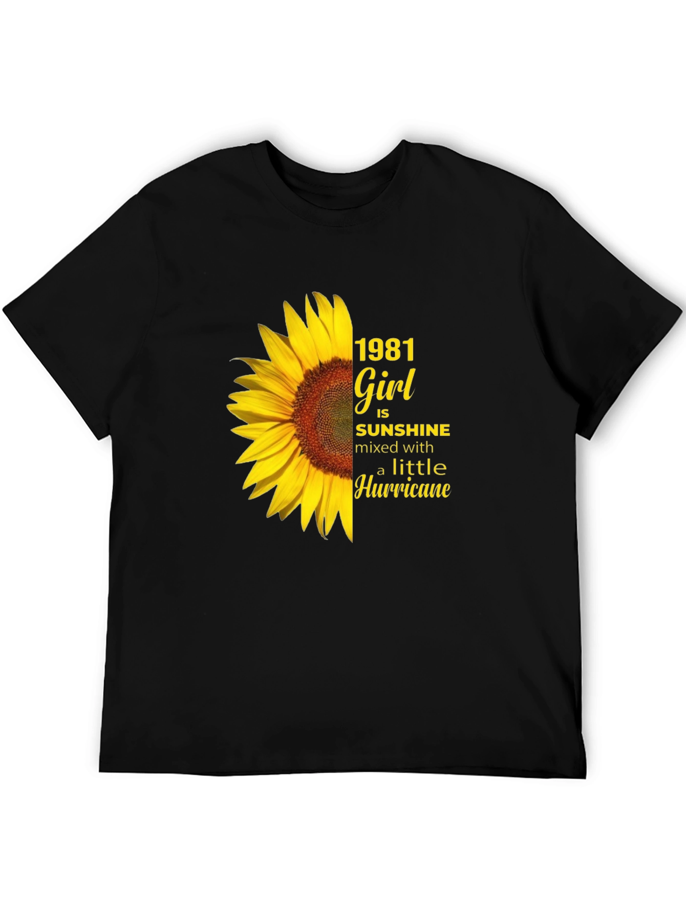 1981 Girl Sunflower Graphic Tee
