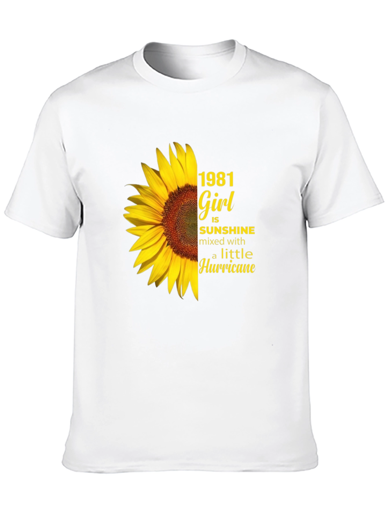 1981 Girl Sunflower Graphic Tee