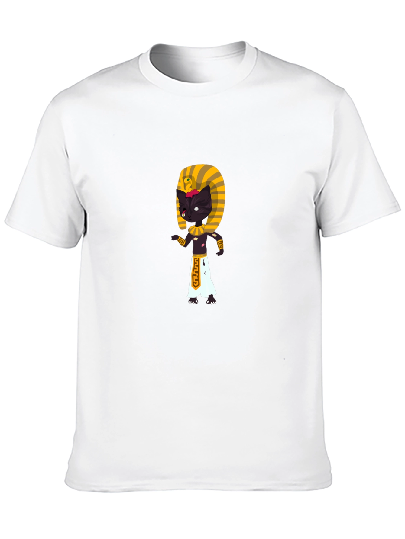 Egyptian Cat Graphic T-Shirt - Unique Design