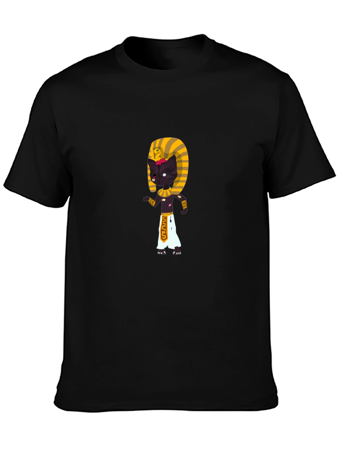 Egyptian Cat Graphic T-Shirt - Unique Design