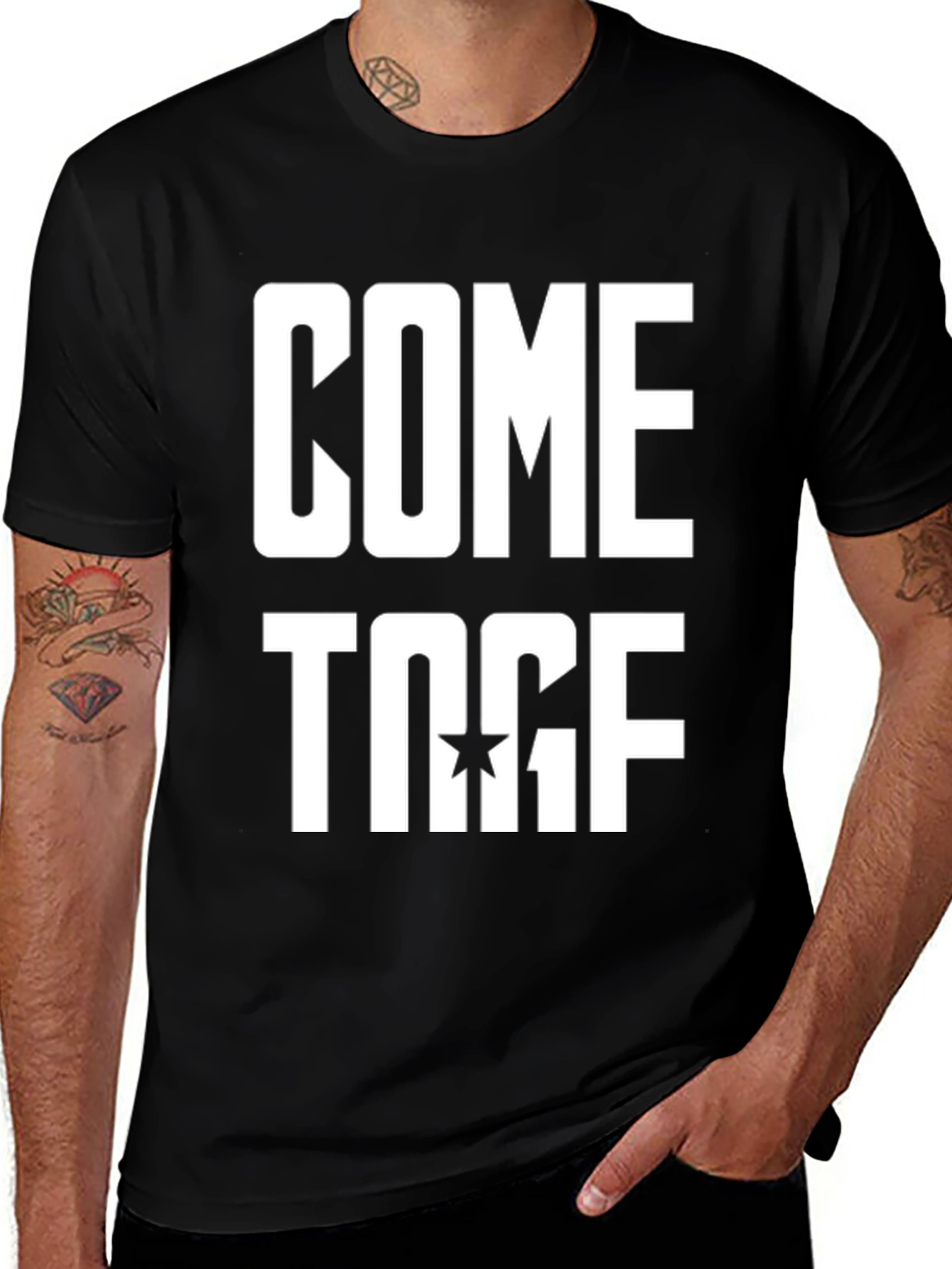 Come Togethers Black T-Shirt