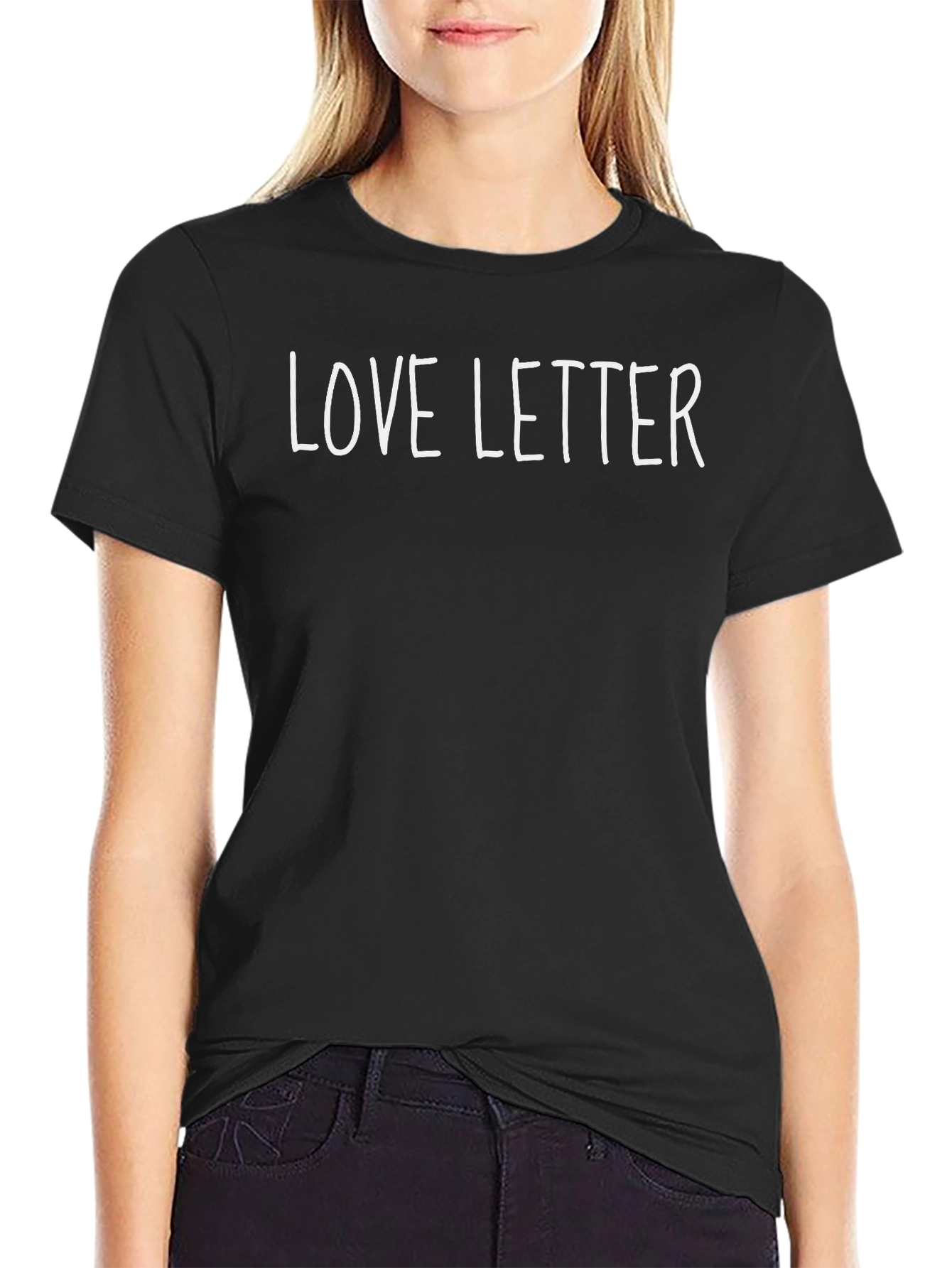 Love Letter Black Graphic Tee