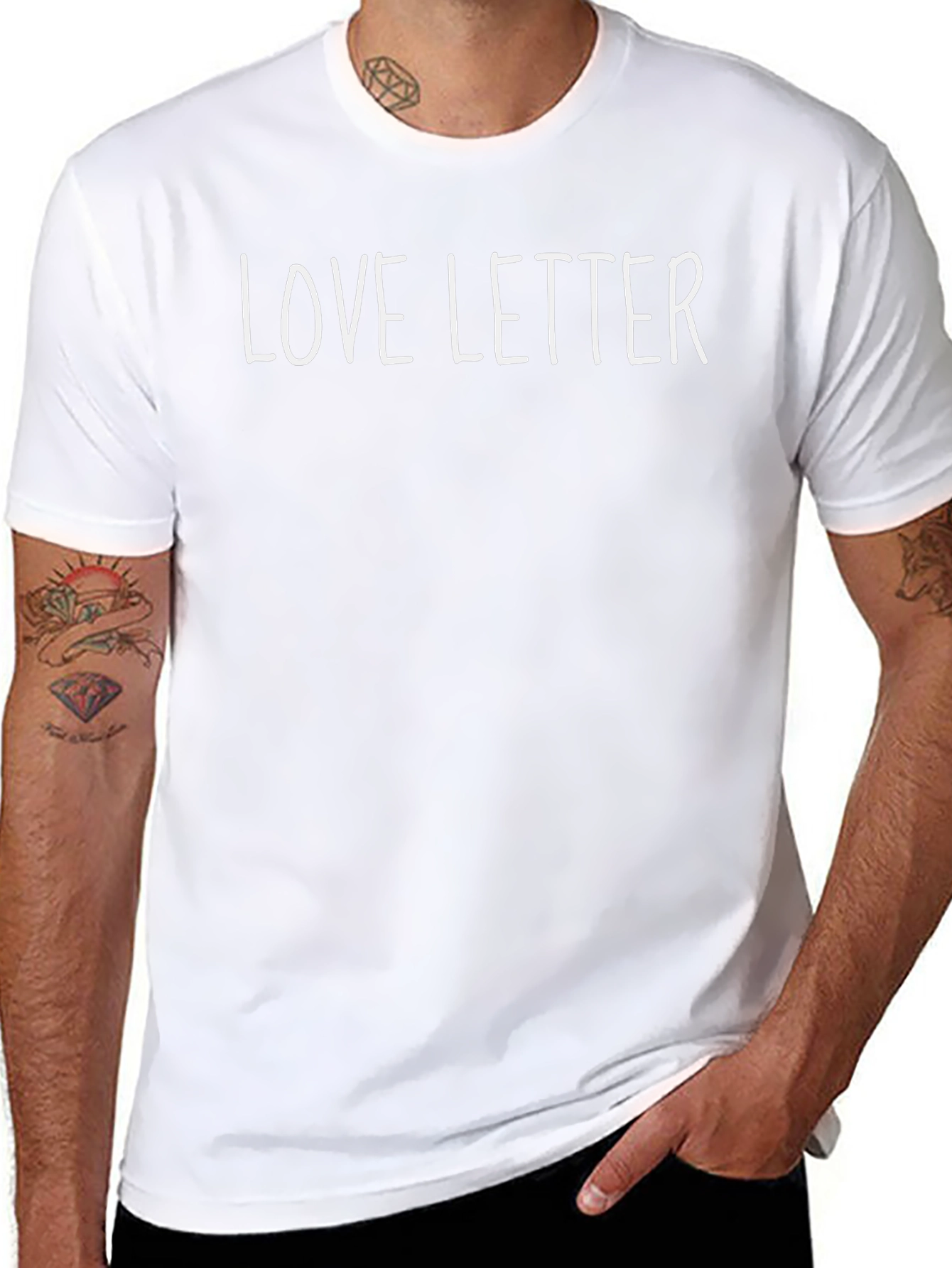 Love Letter Black Graphic Tee