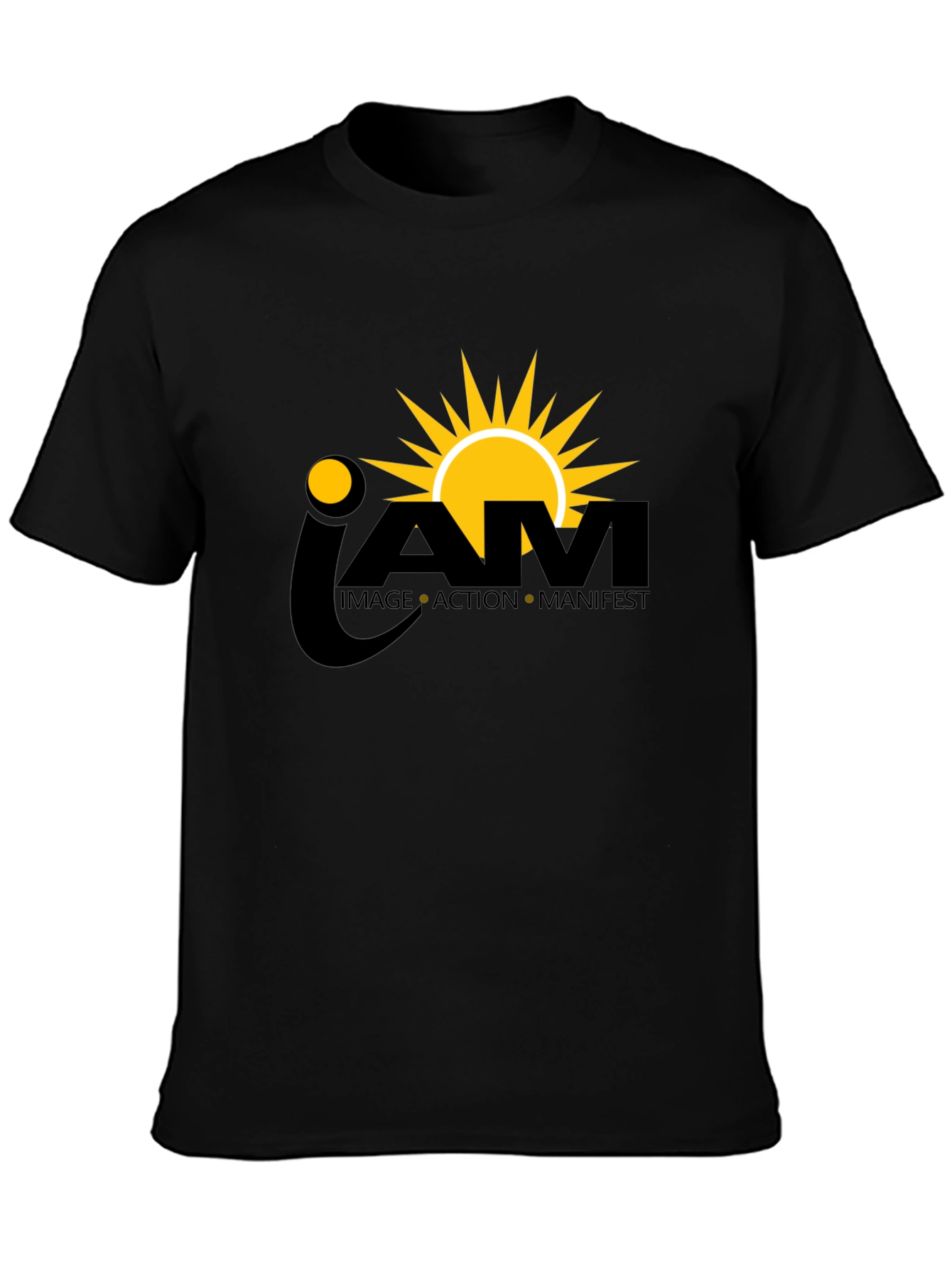 IAM Image Action Manifest Black T-Shirt