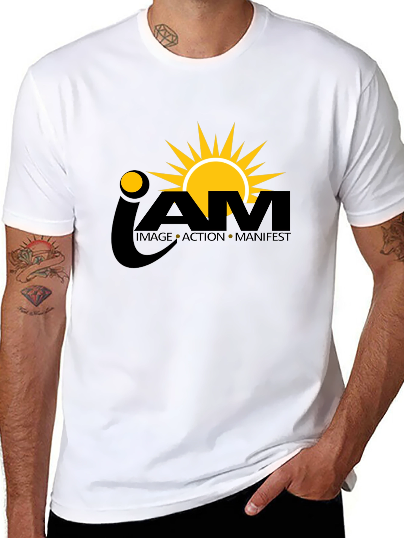 IAM Image Action Manifest Black T-Shirt