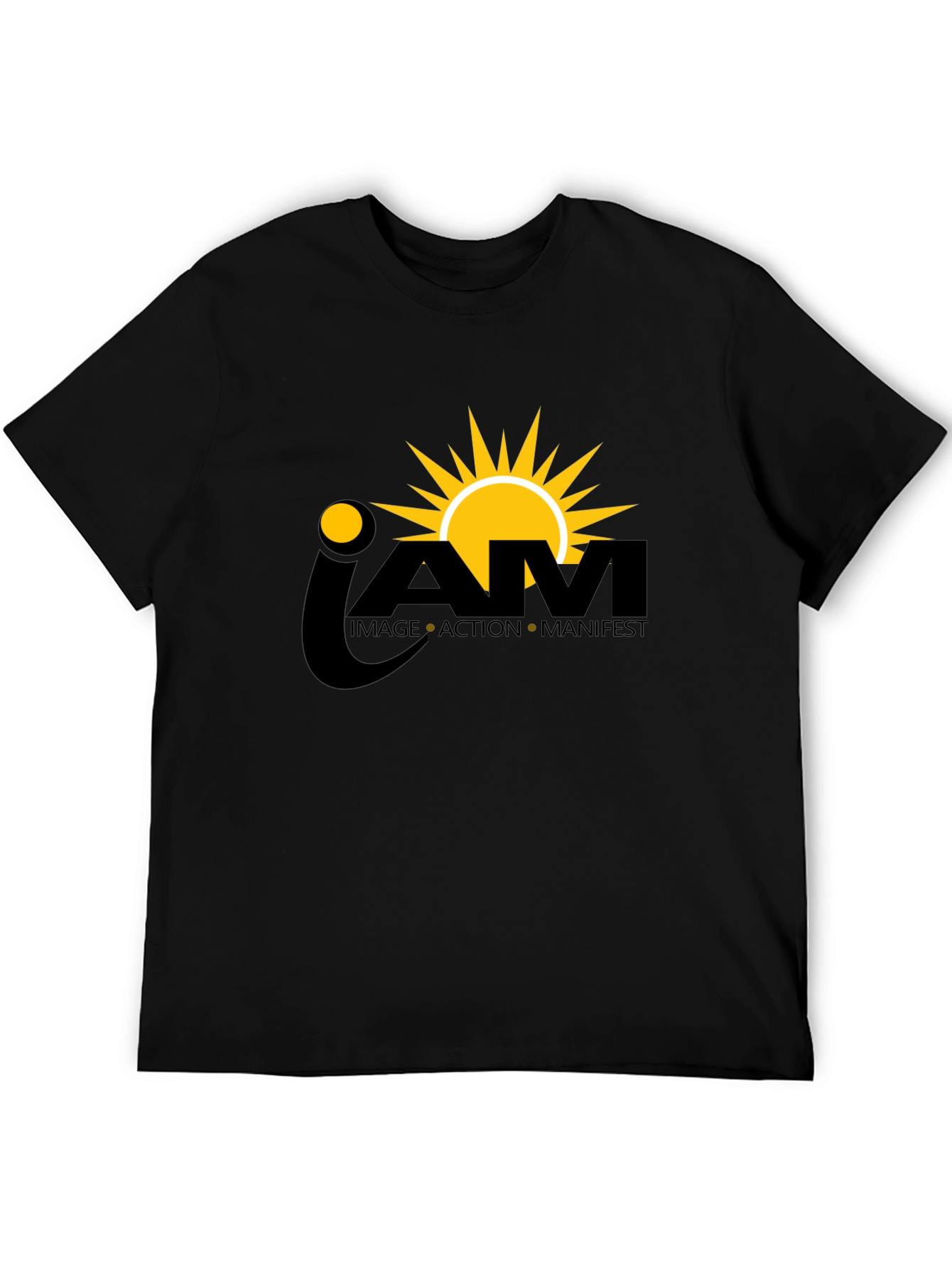 IAM Image Action Manifest Black T-Shirt