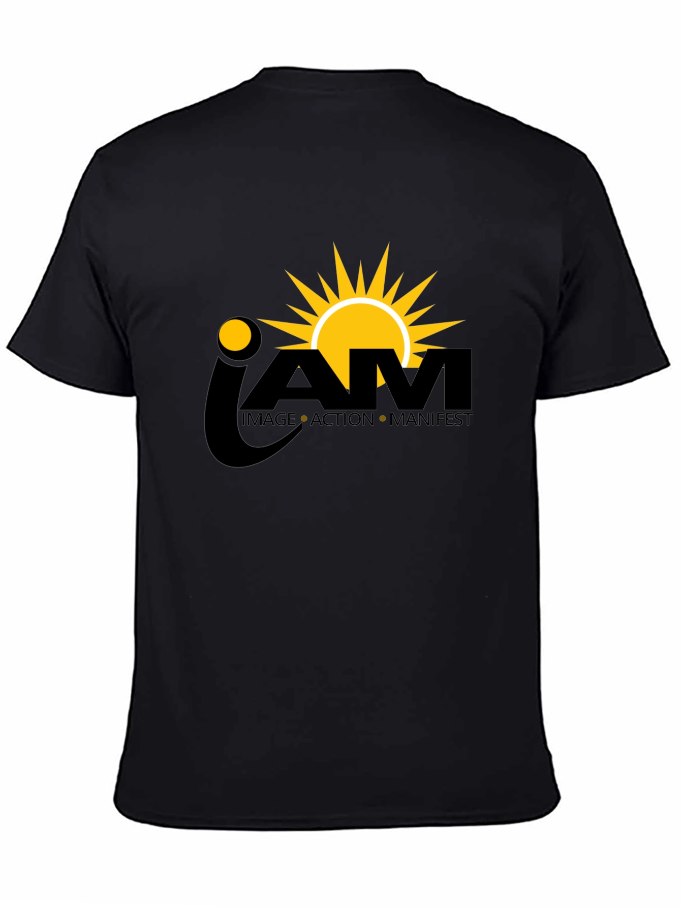 IAM Image Action Manifest Black T-Shirt