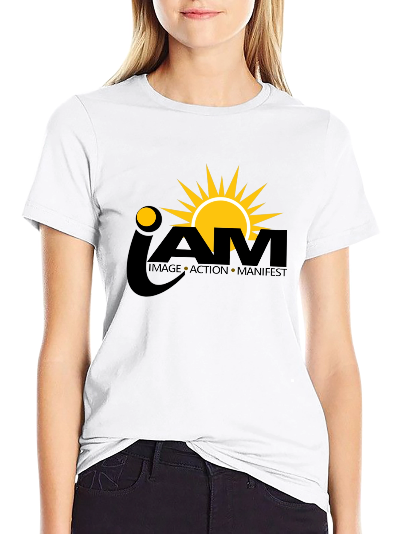 IAM Image Action Manifest Black T-Shirt