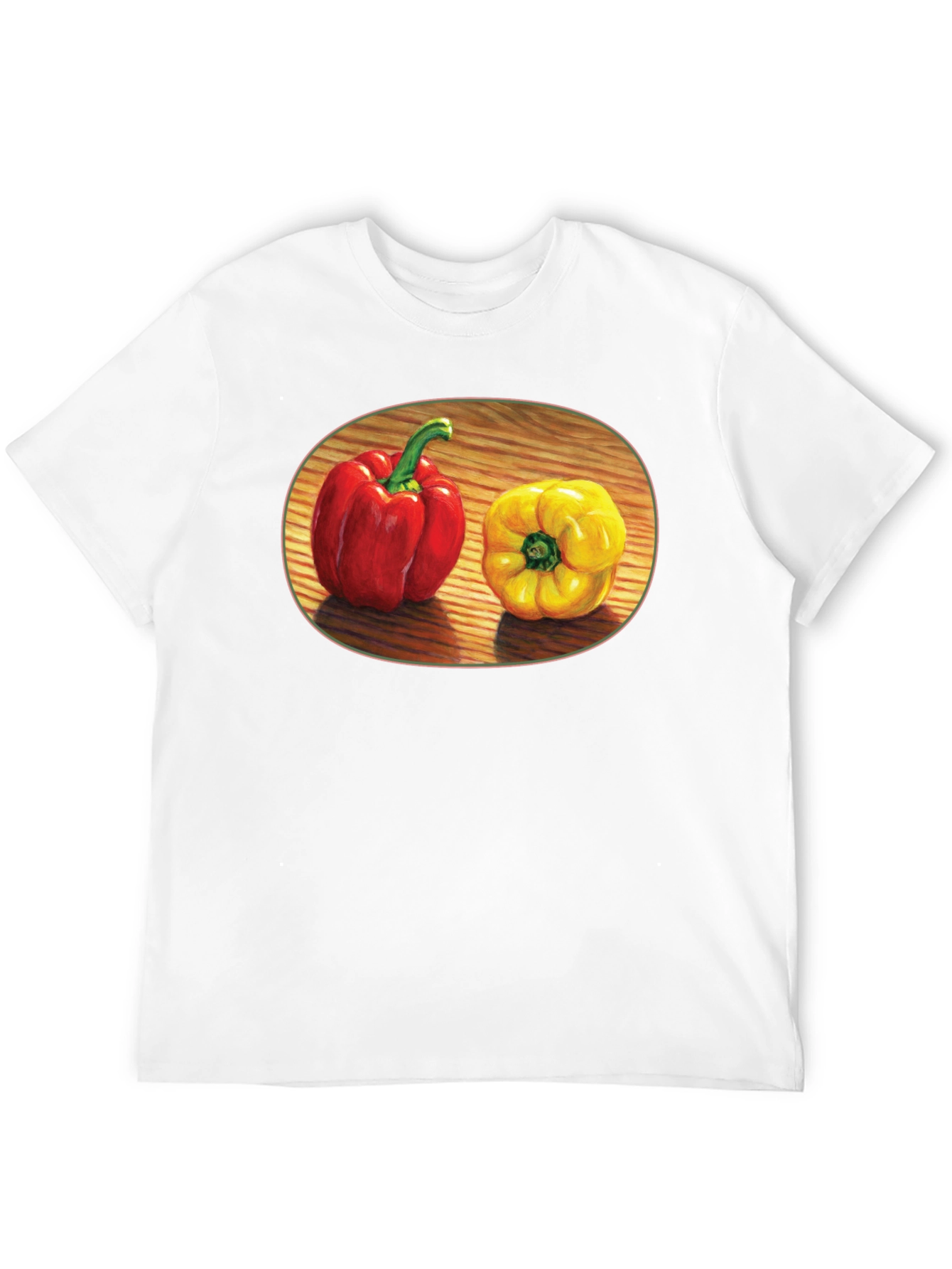 Red & Yellow Pepper Graphic Tee