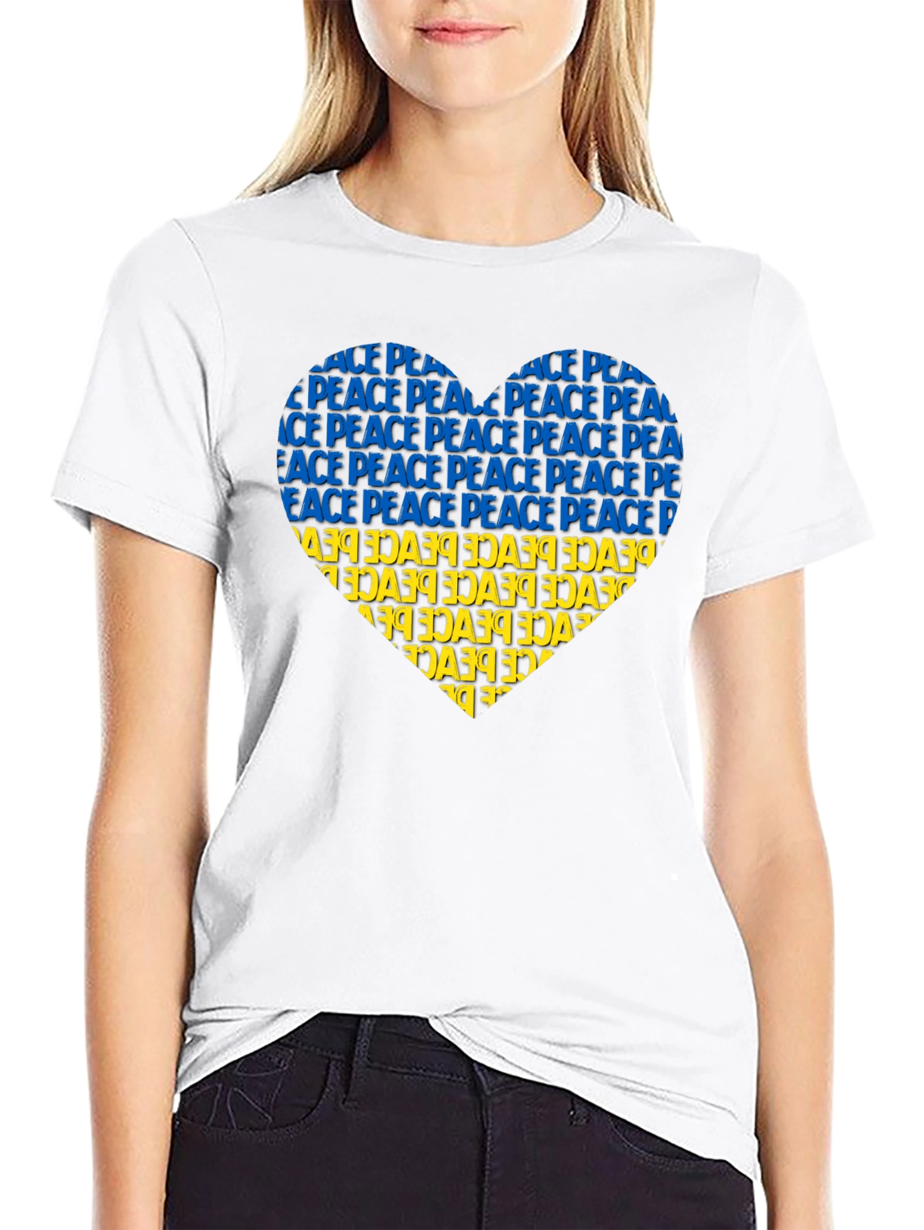 Ukraine Peace Heart T-Shirt