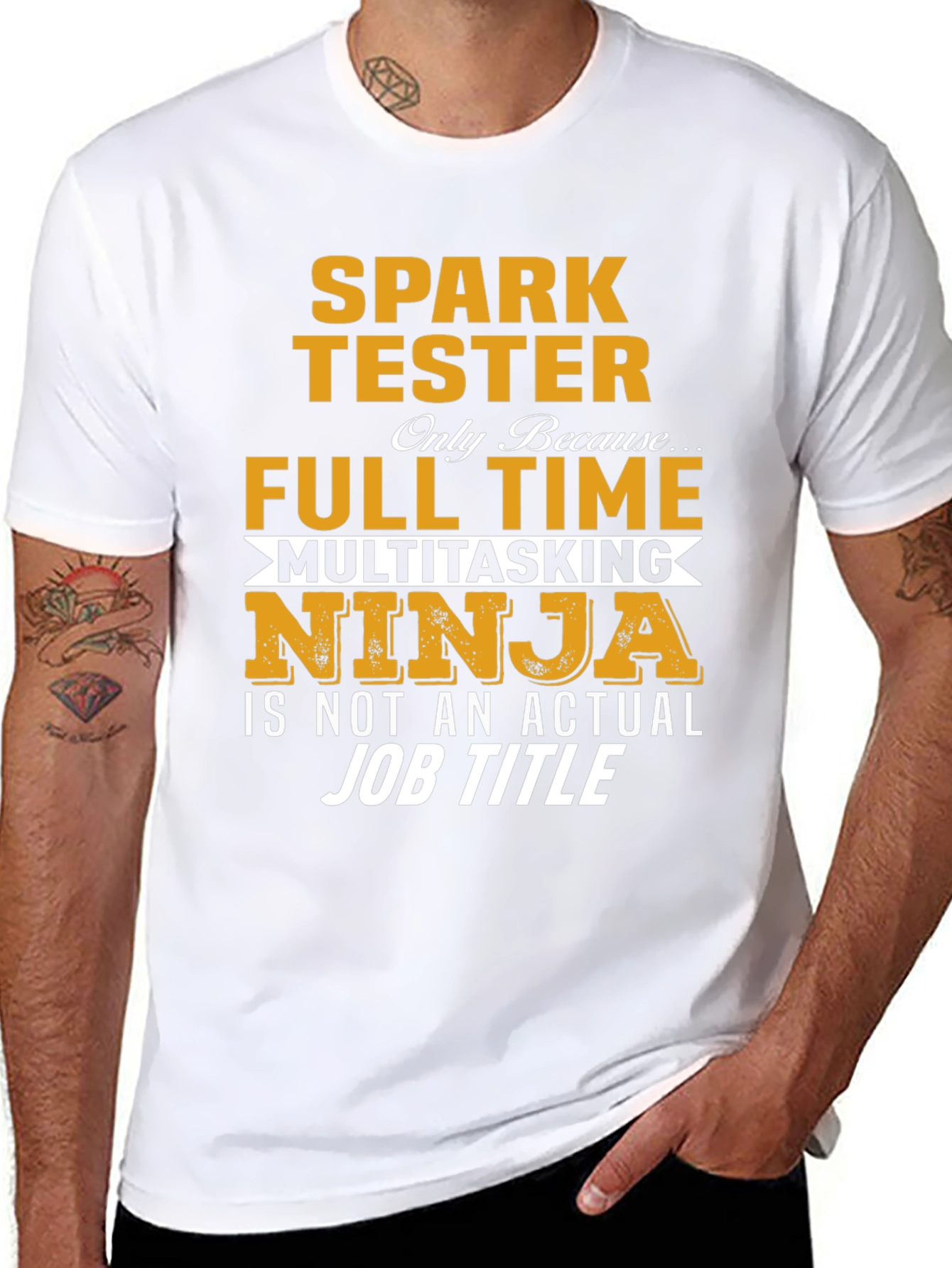 Spark Tester Multitasking Ninja T-Shirt