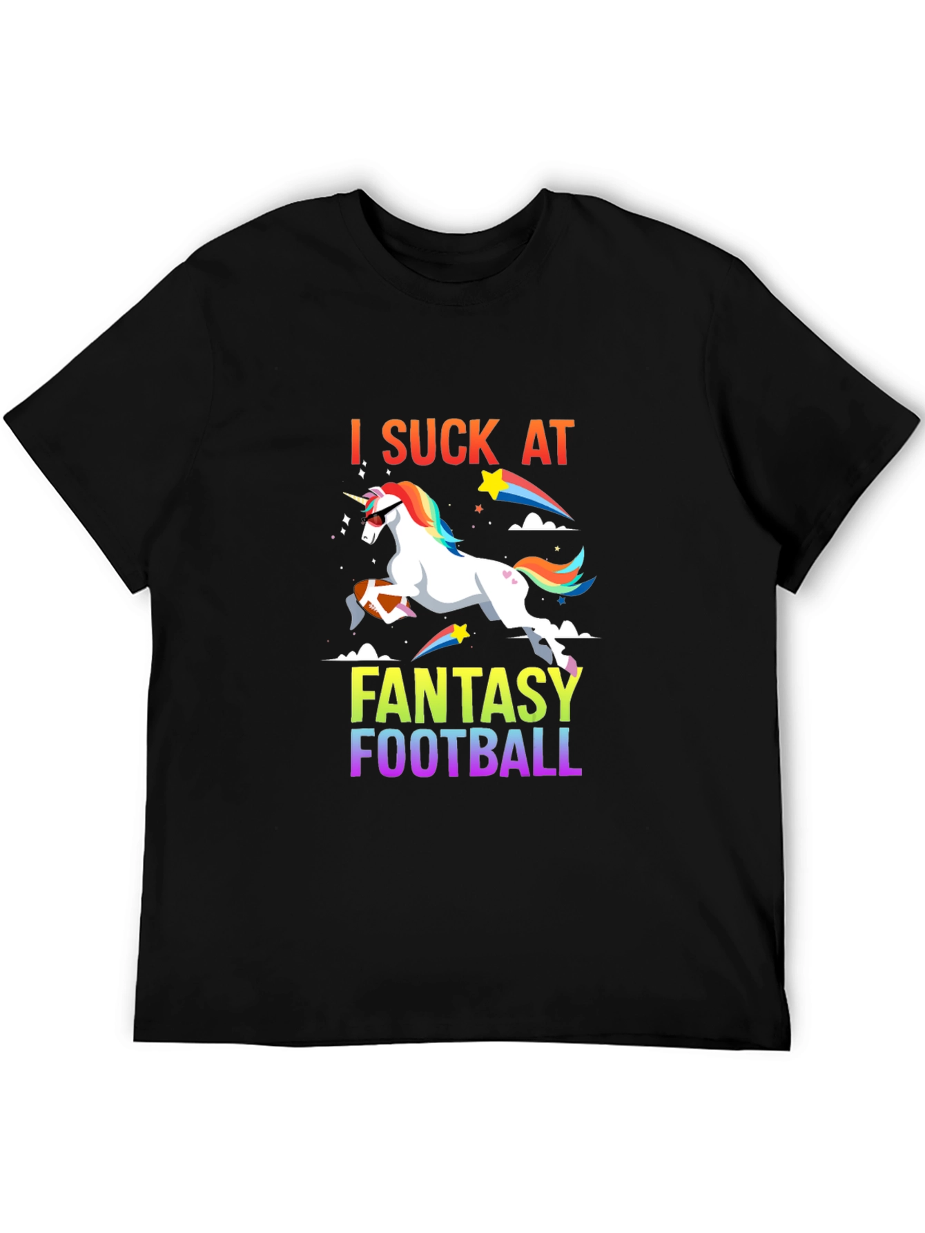 I Suck at Fantasy Football Graphic T-Shirt
