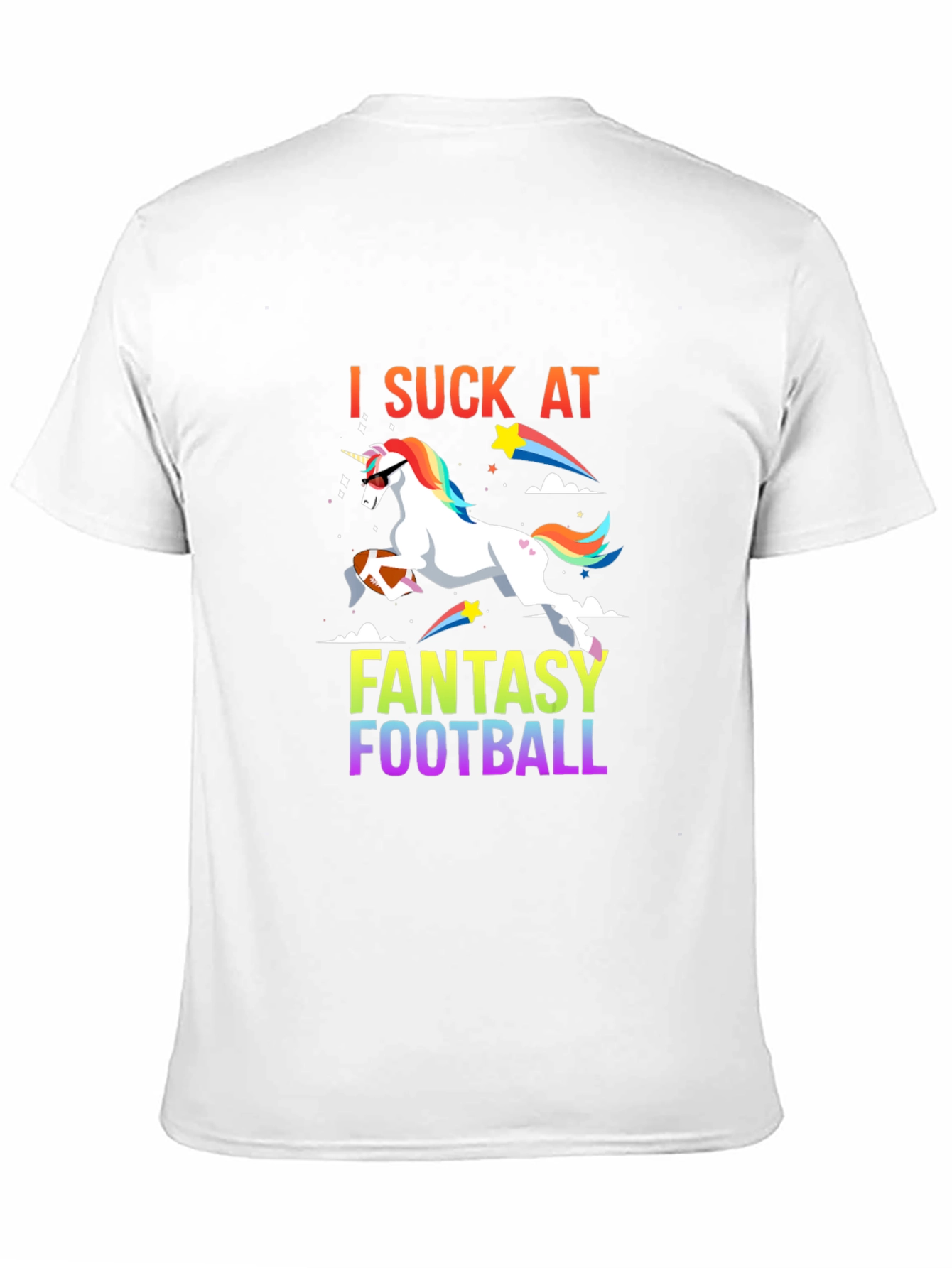 I Suck at Fantasy Football Graphic T-Shirt