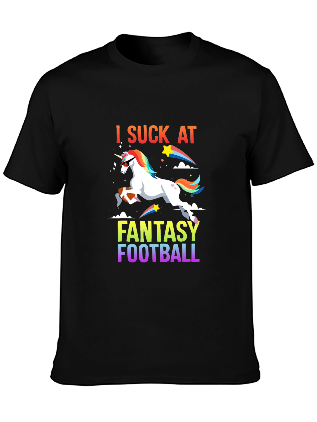 I Suck at Fantasy Football Graphic T-Shirt