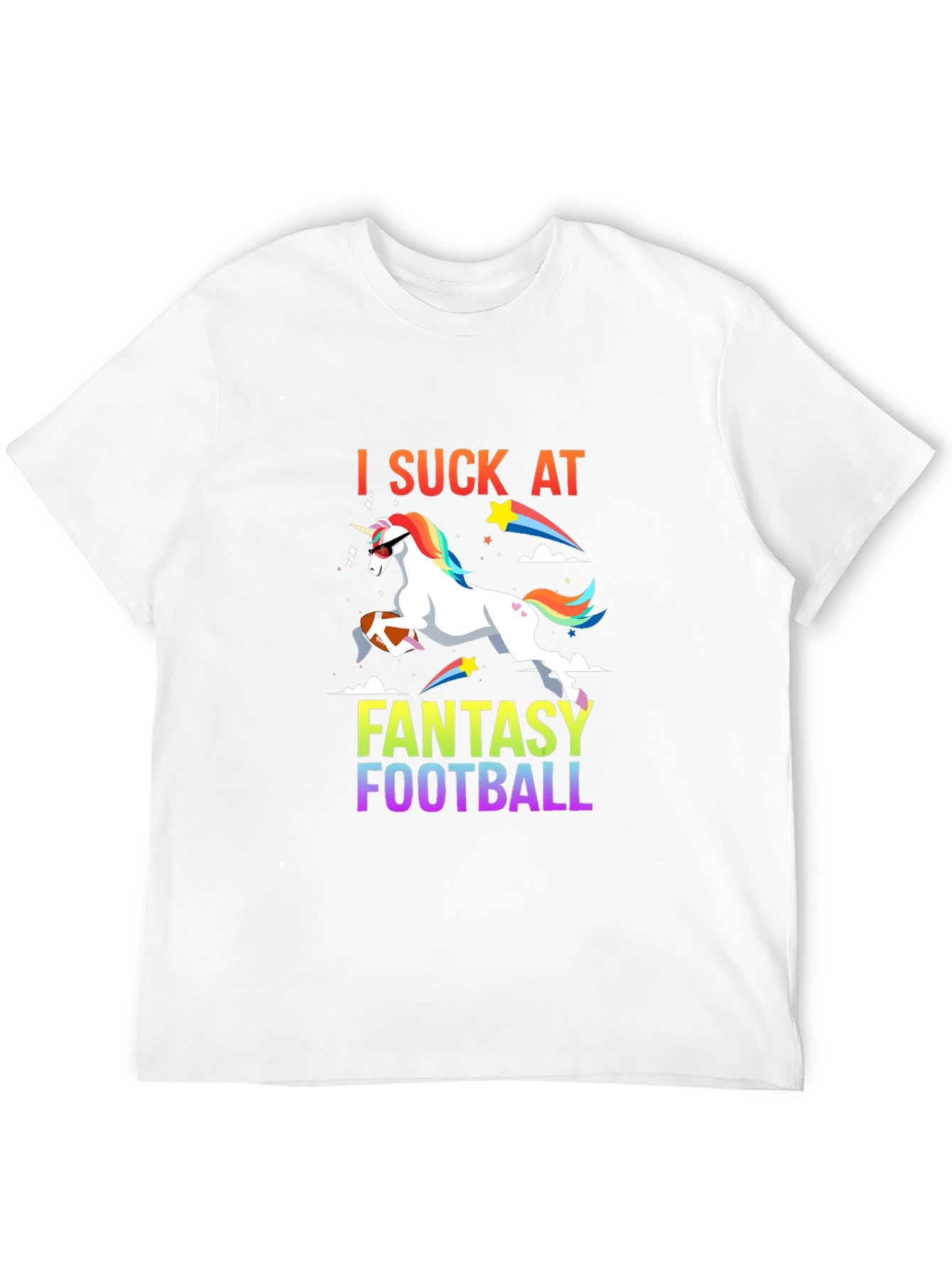 I Suck at Fantasy Football Graphic T-Shirt