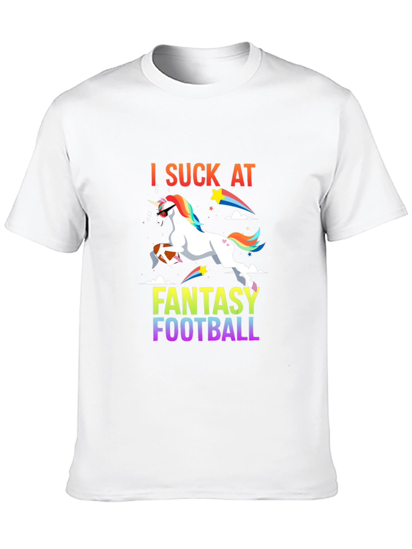 I Suck at Fantasy Football Graphic T-Shirt