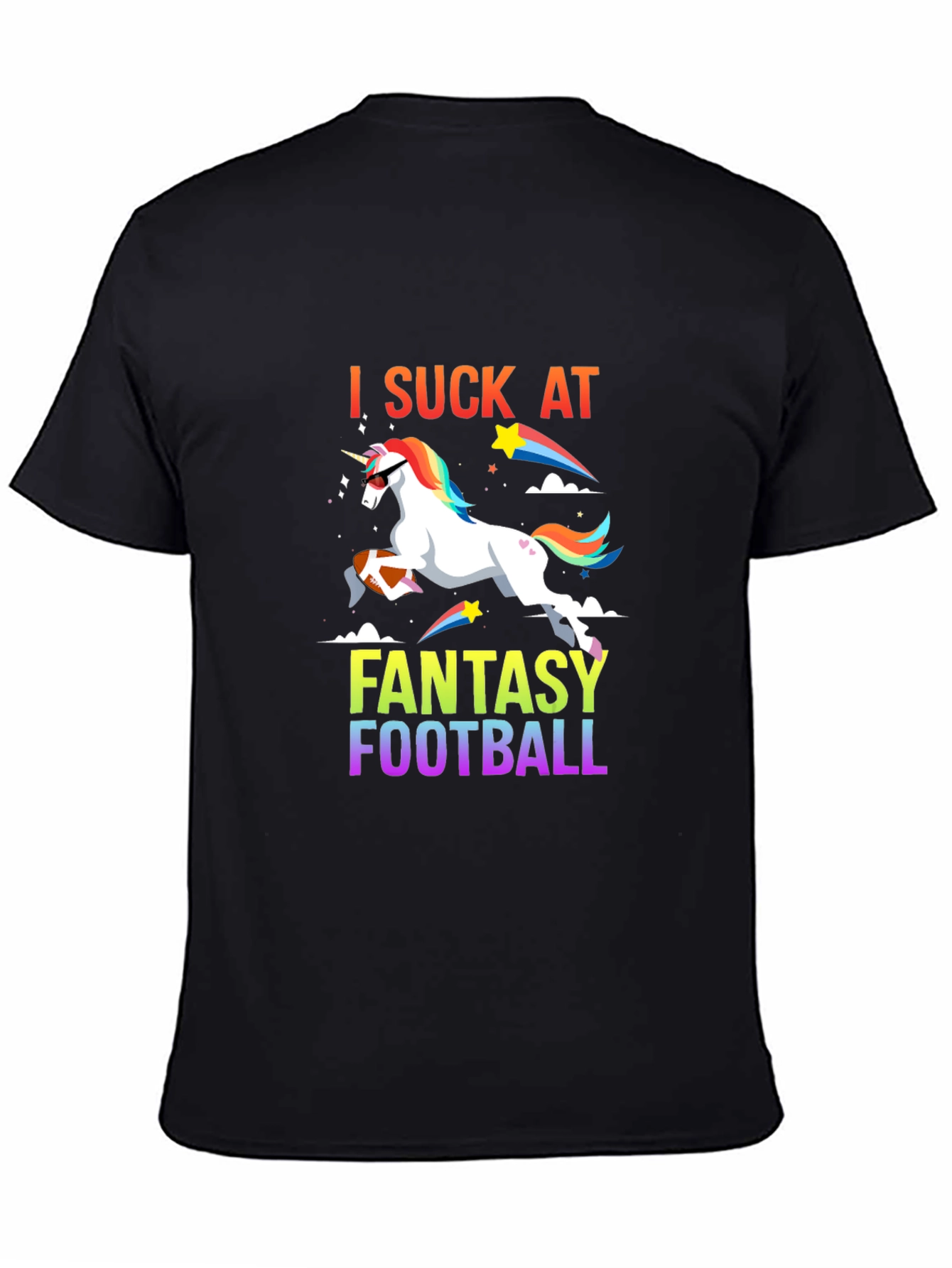 I Suck at Fantasy Football Graphic T-Shirt