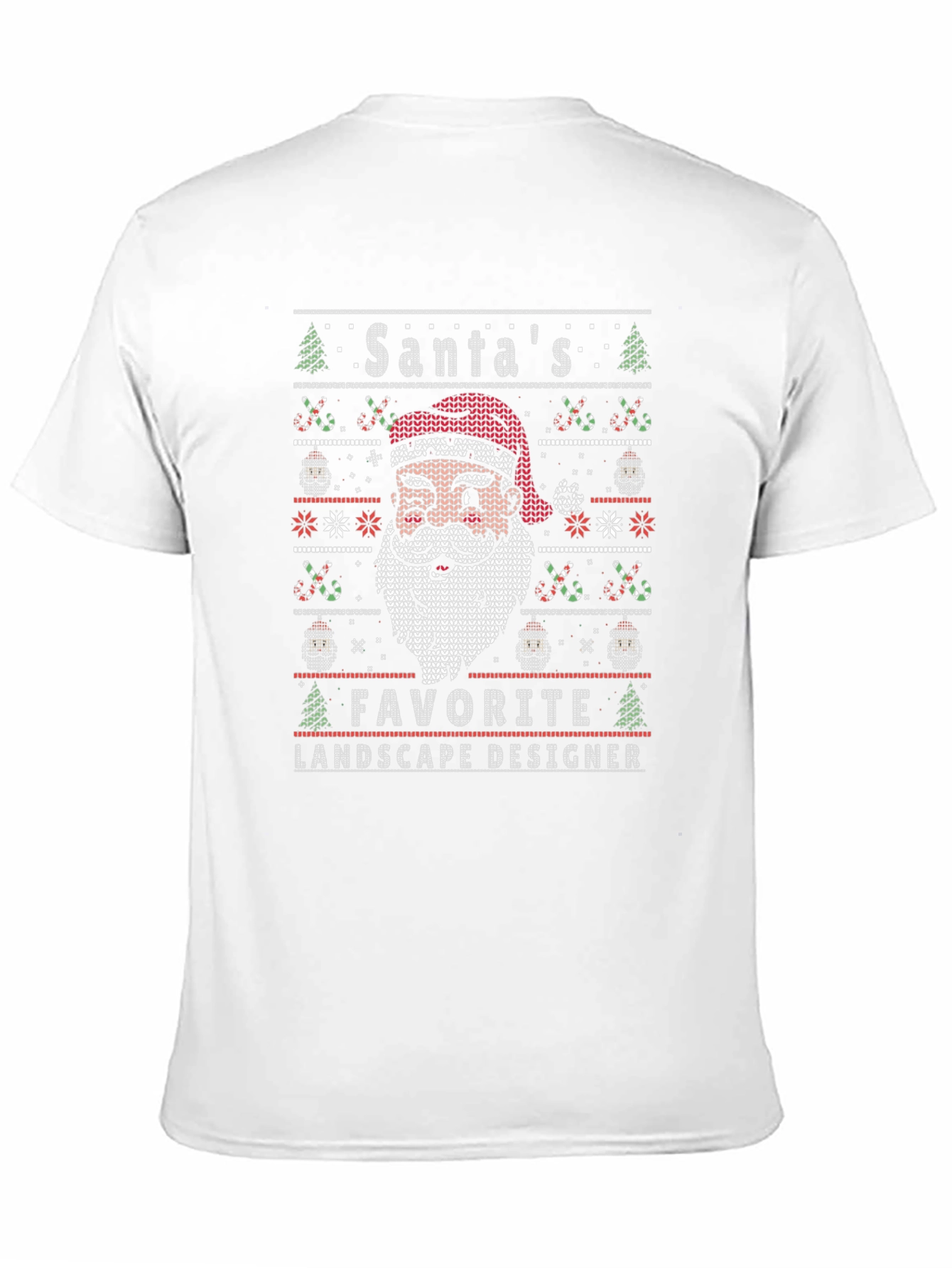 Santas Favorite Landscape Designer Ugly Christmas Sweater T-Shirt