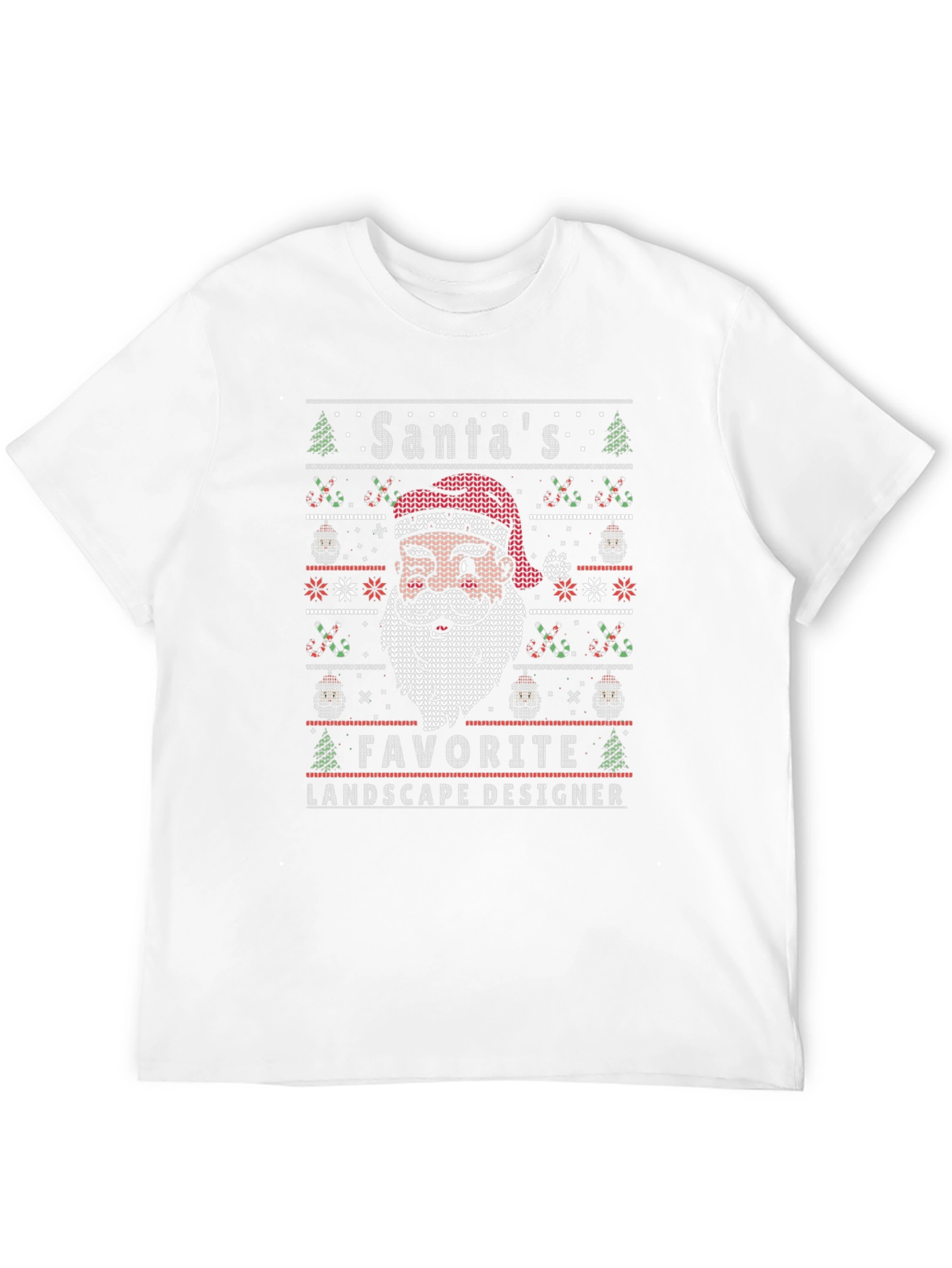 Santas Favorite Landscape Designer Ugly Christmas Sweater T-Shirt