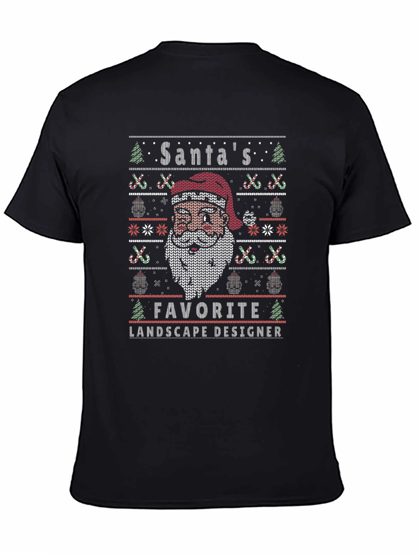 Santas Favorite Landscape Designer Ugly Christmas Sweater T-Shirt