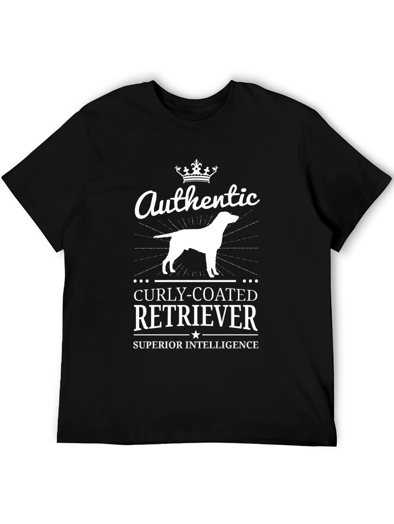 Authentic Curly-Coated Retriever T-Shirt - Superior Intelligence