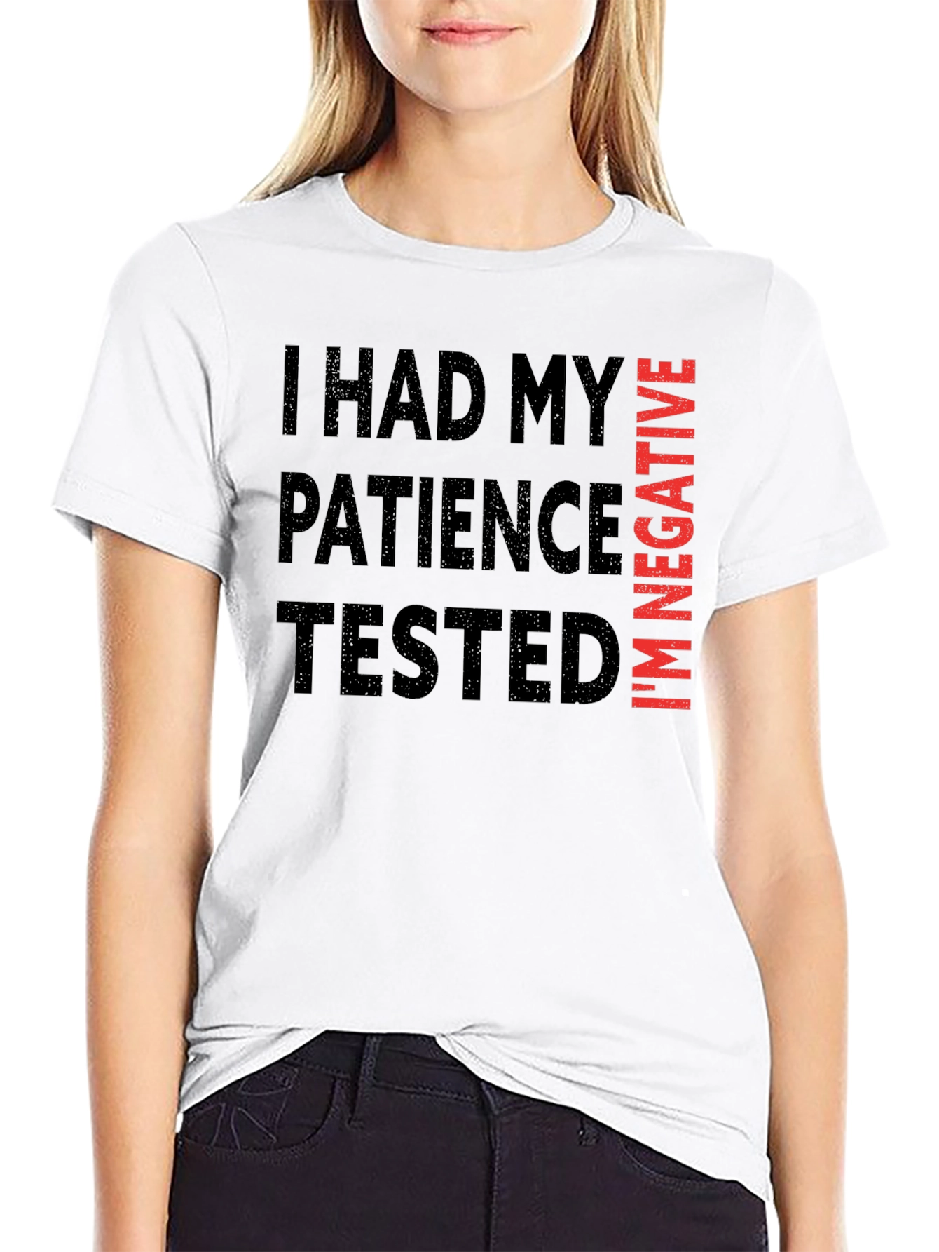 Humorous Patience Tested Graphic Tee