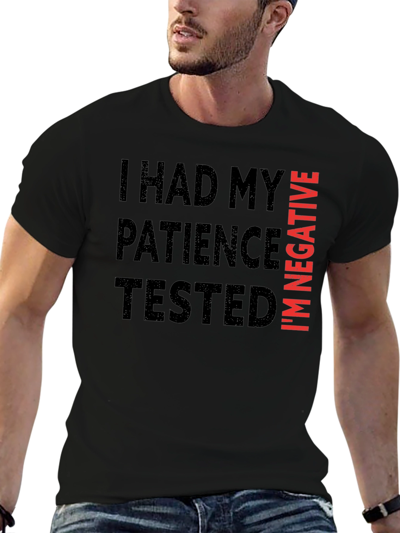 Humorous Patience Tested Graphic Tee