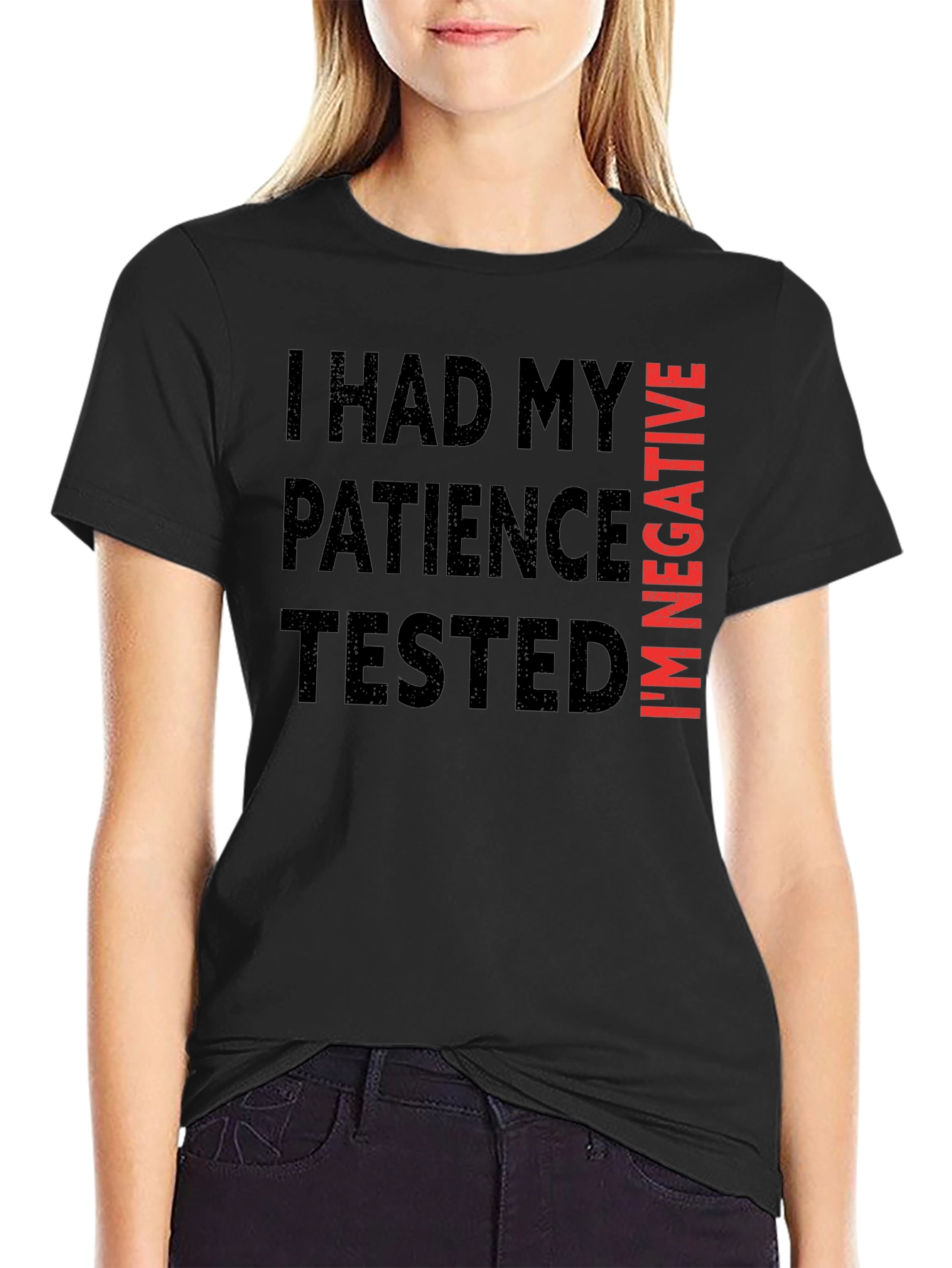 Humorous Patience Tested Graphic Tee