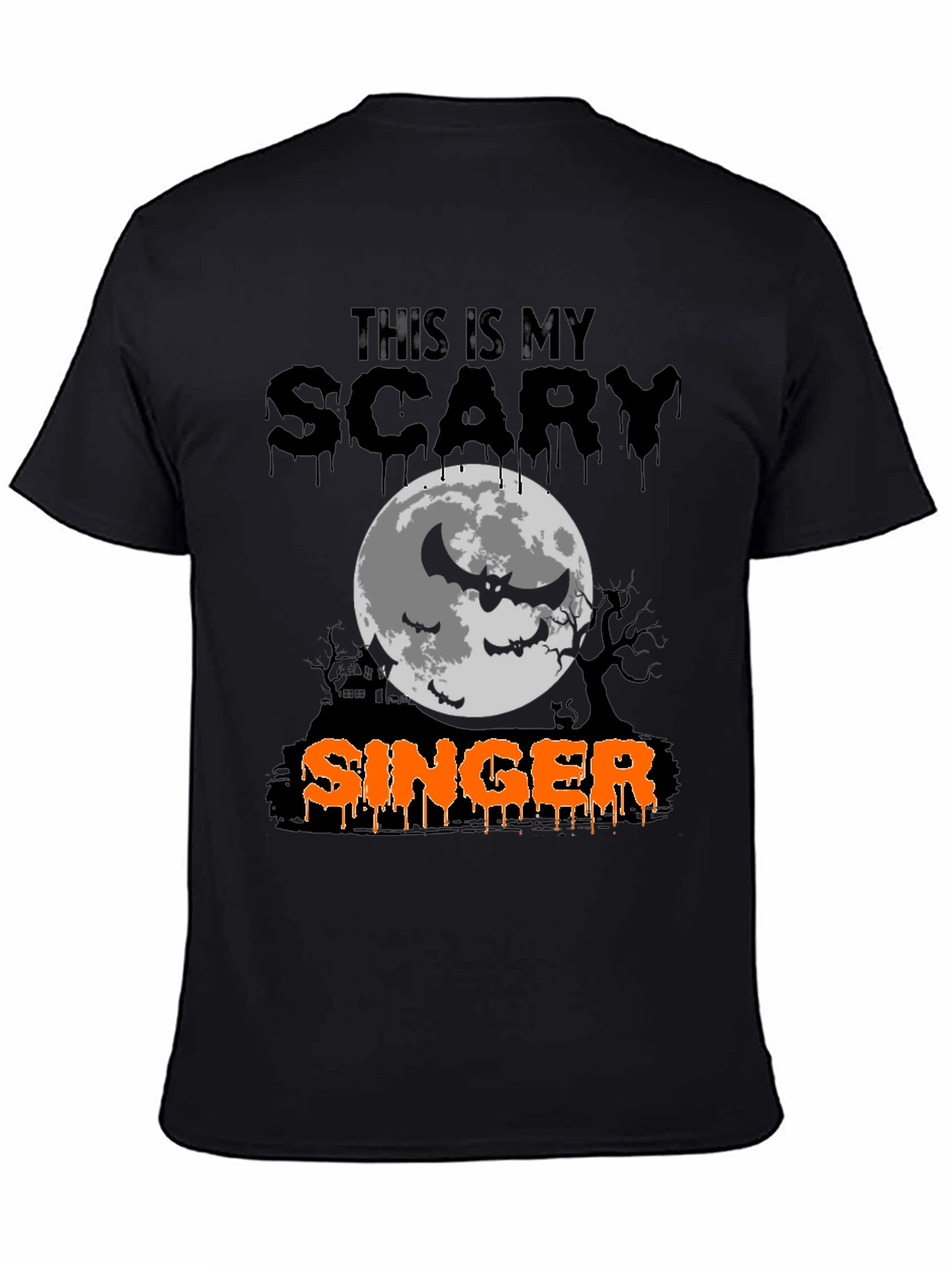 Scary Singer Halloween T-Shirt