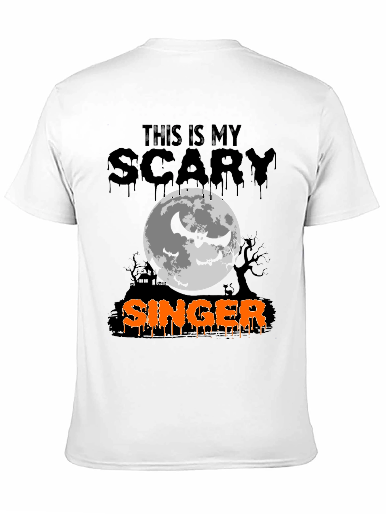 Scary Singer Halloween T-Shirt