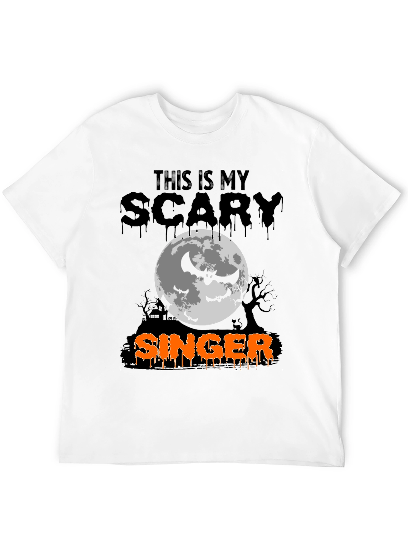Scary Singer Halloween T-Shirt