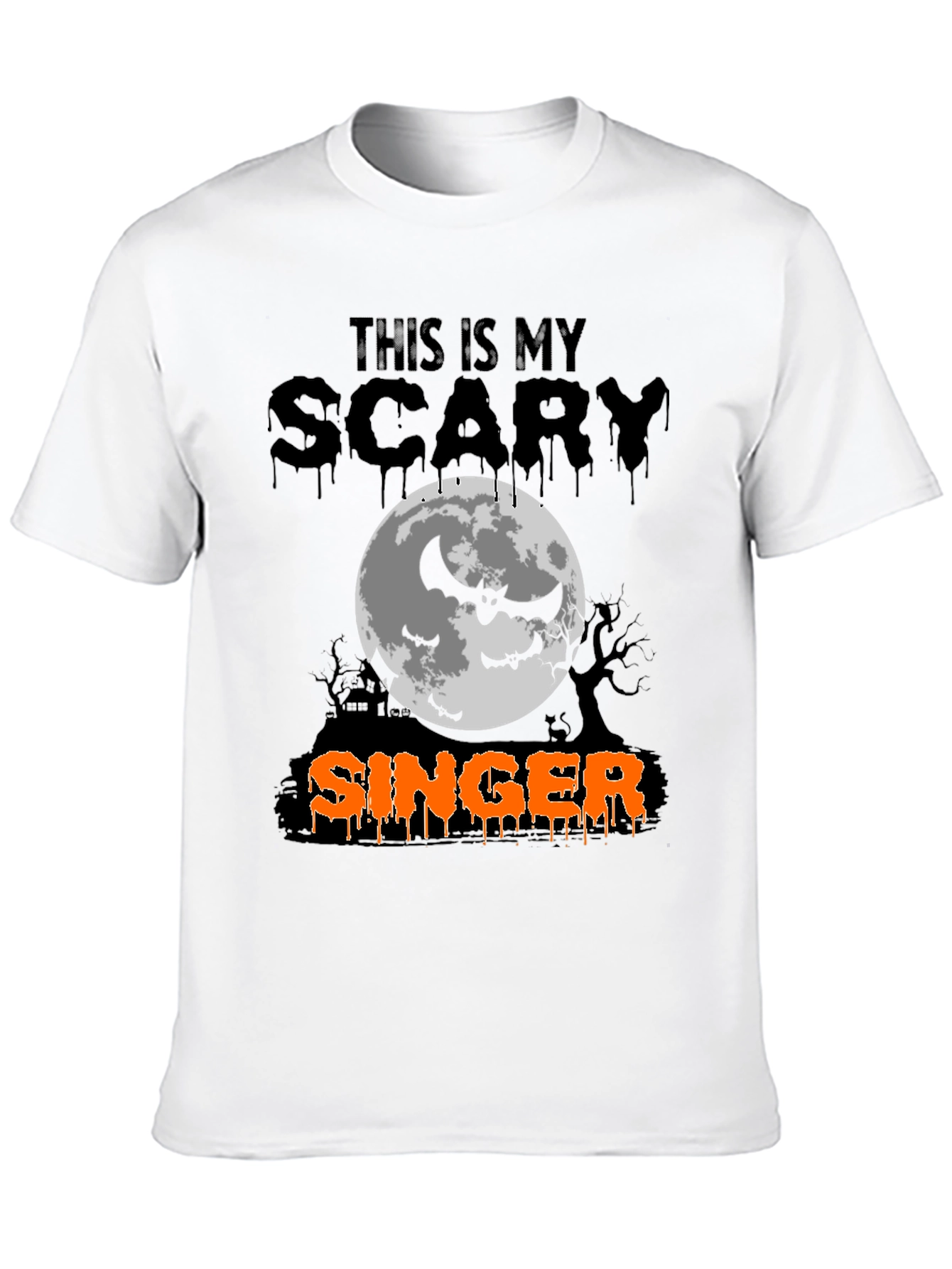 Scary Singer Halloween T-Shirt
