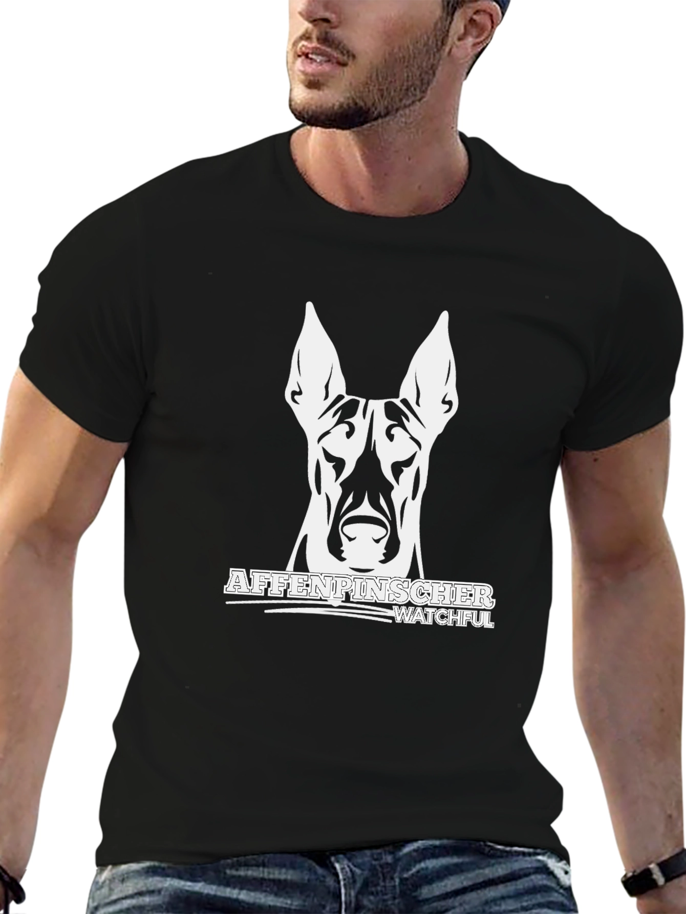Affenpinscher Watchful Dog T-Shirt