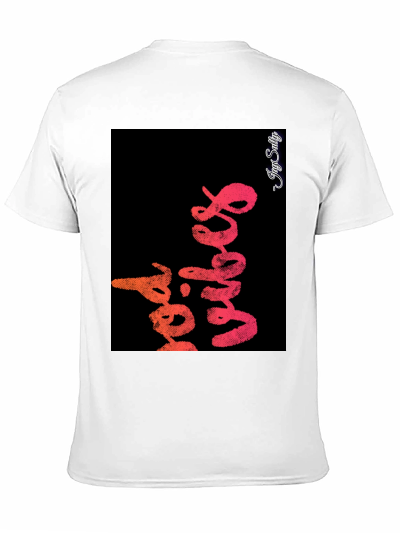 Red Vibes Graphic Tee - Stylish Black T-Shirt