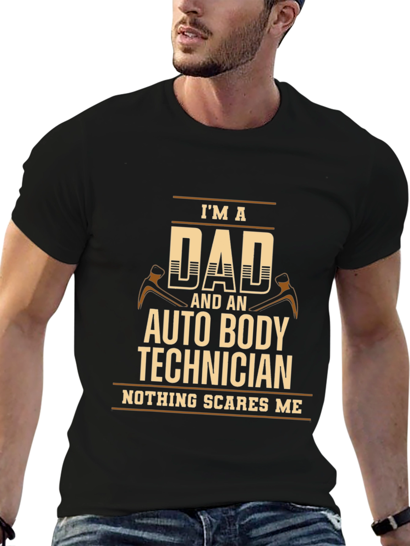 Dad Auto Body Technician Graphic T-Shirt