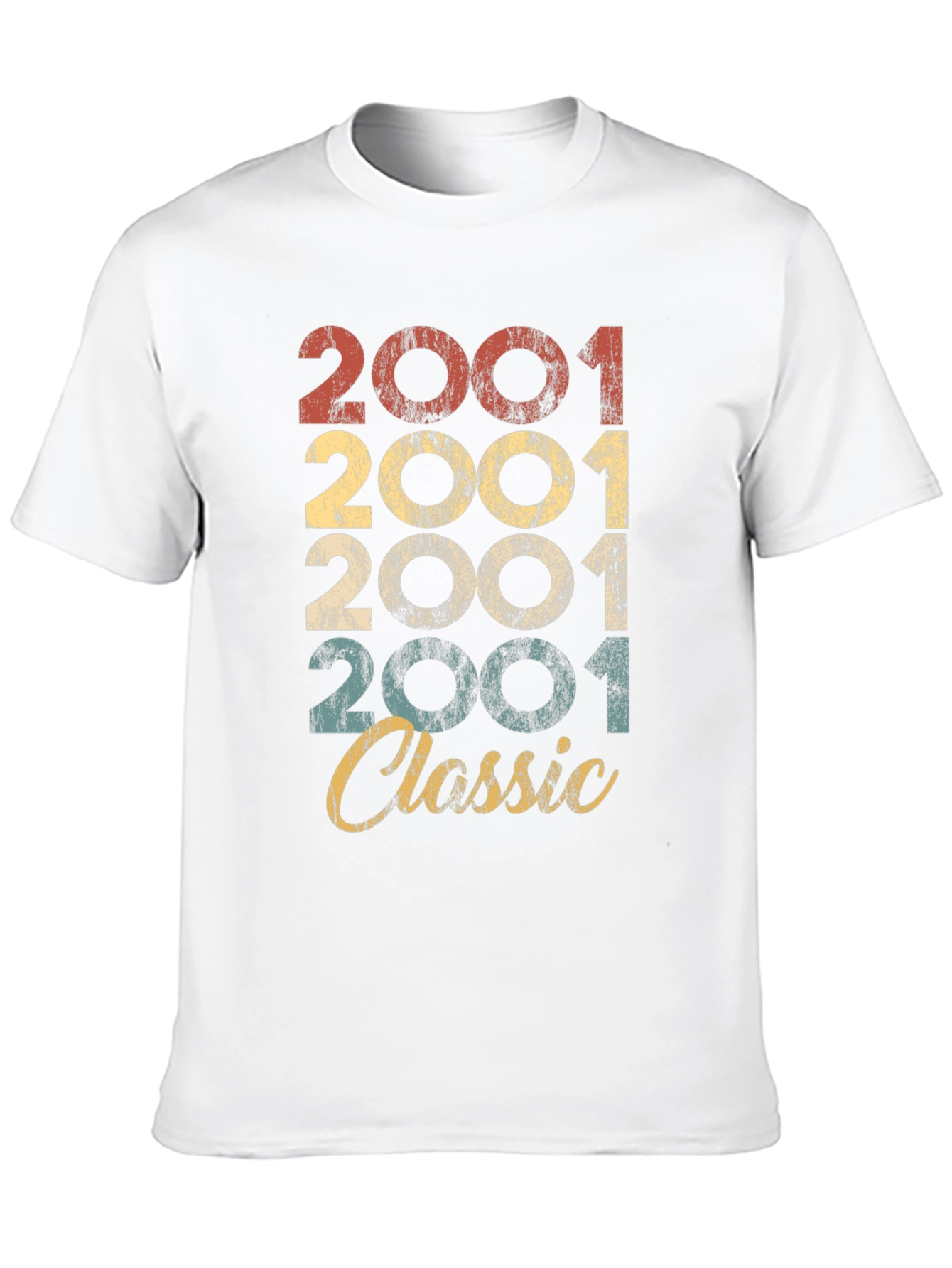 2001 Classic Retro Birthday T-Shirt