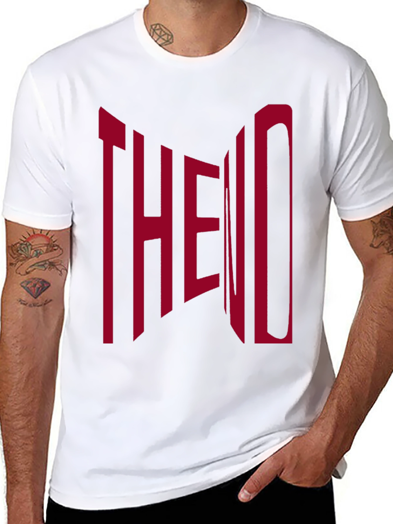 The End Graphic Print Black T-Shirt