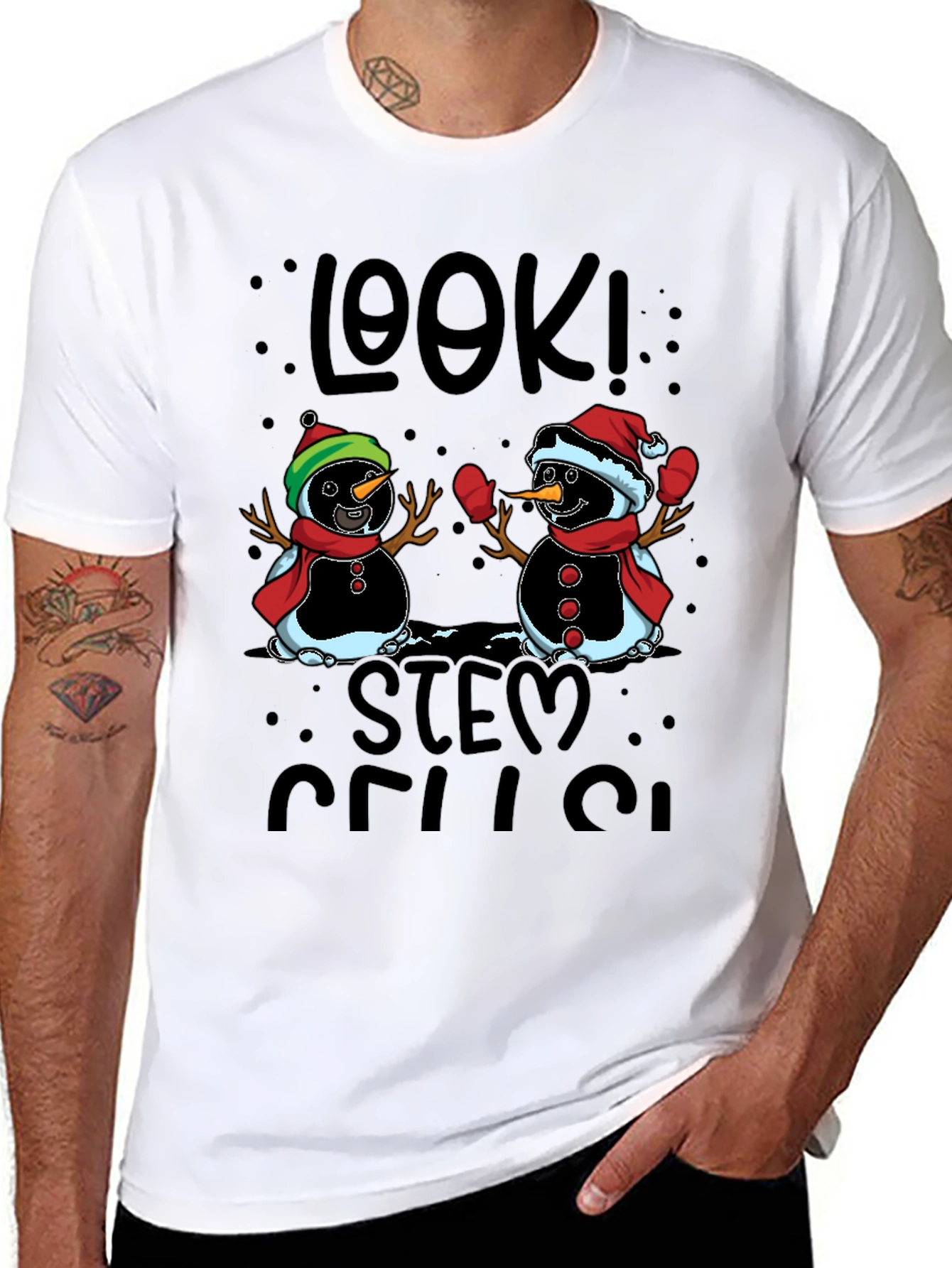 Look! Stem Cells T-Shirt - Funny Science Tee
