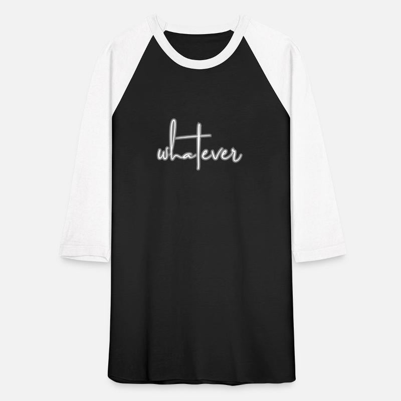 "Whatever" Letter Print Tee Shirt, T-shirt, Men's