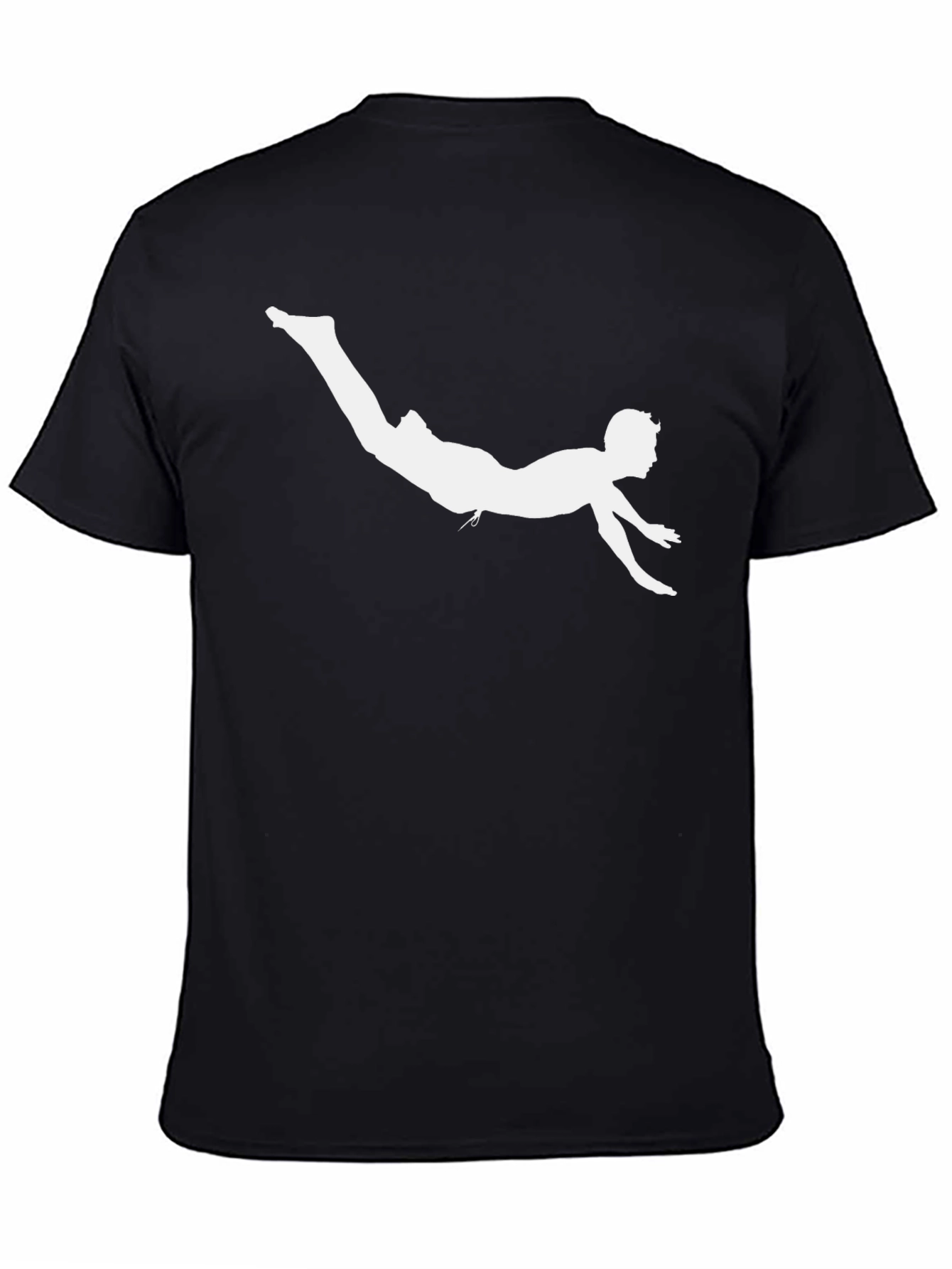 Diver Silhouette T-Shirt - Cool Black Tee