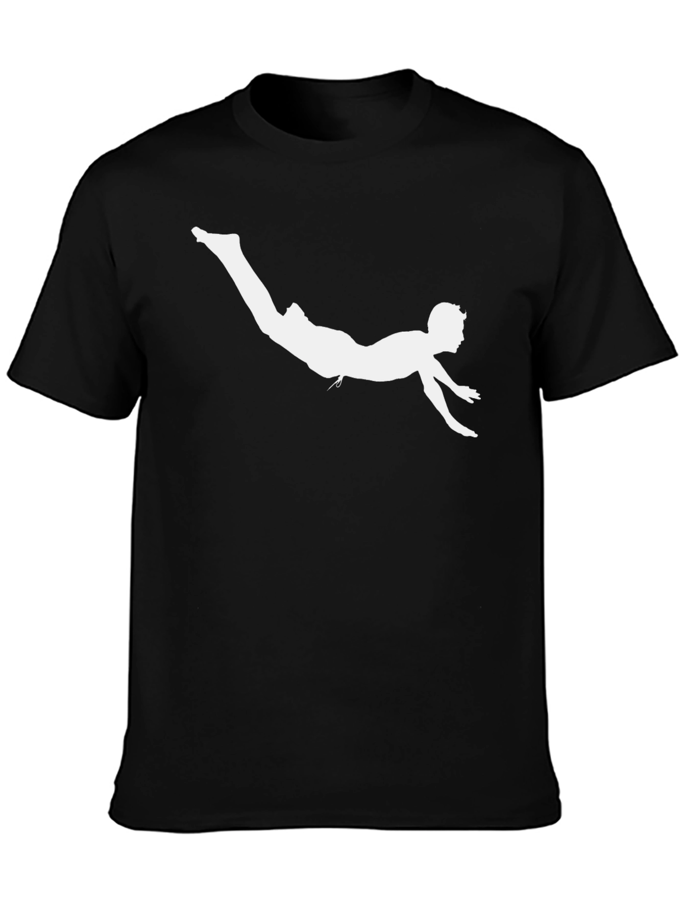 Diver Silhouette T-Shirt - Cool Black Tee