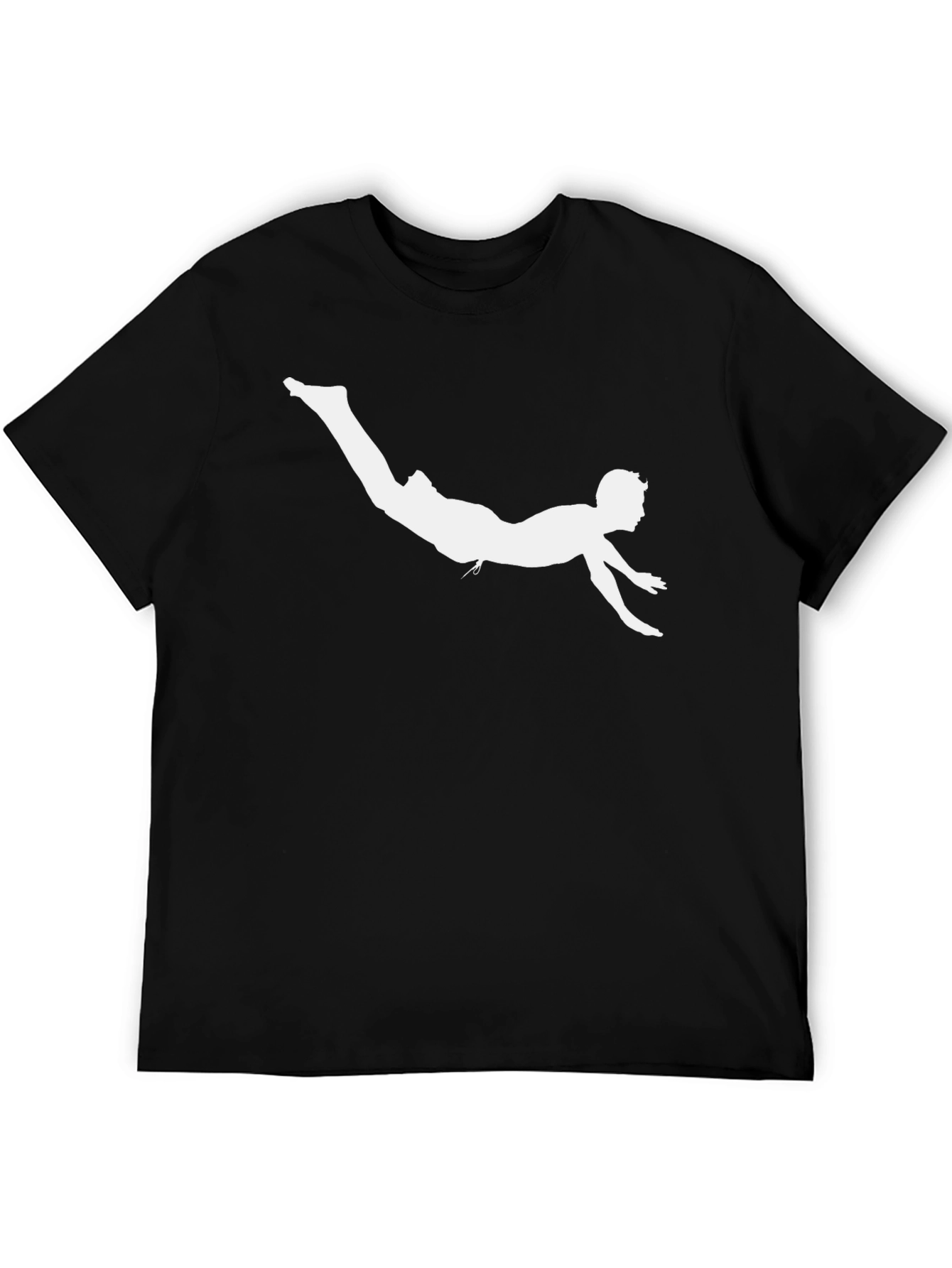 Diver Silhouette T-Shirt - Cool Black Tee