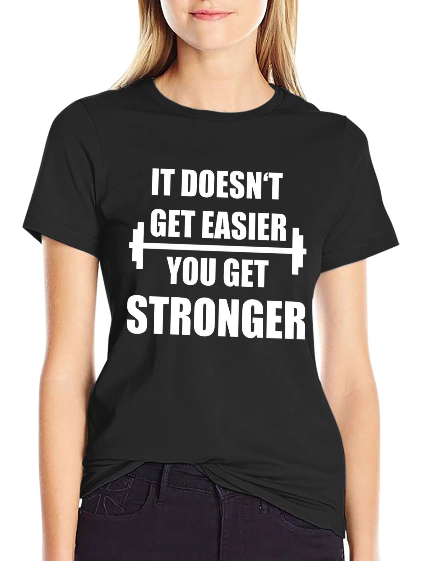 Motivational Workout T-Shirt - Get Stronger