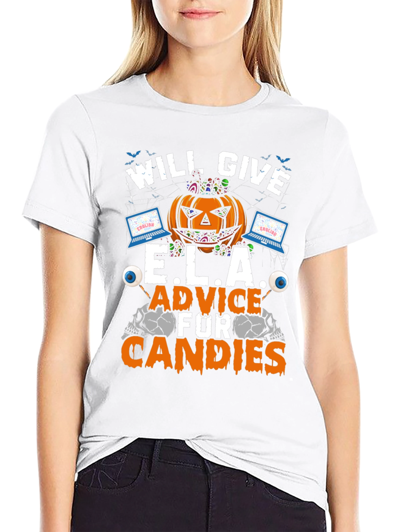 Will Give E.L.A. Advice for Candies Halloween T-Shirt